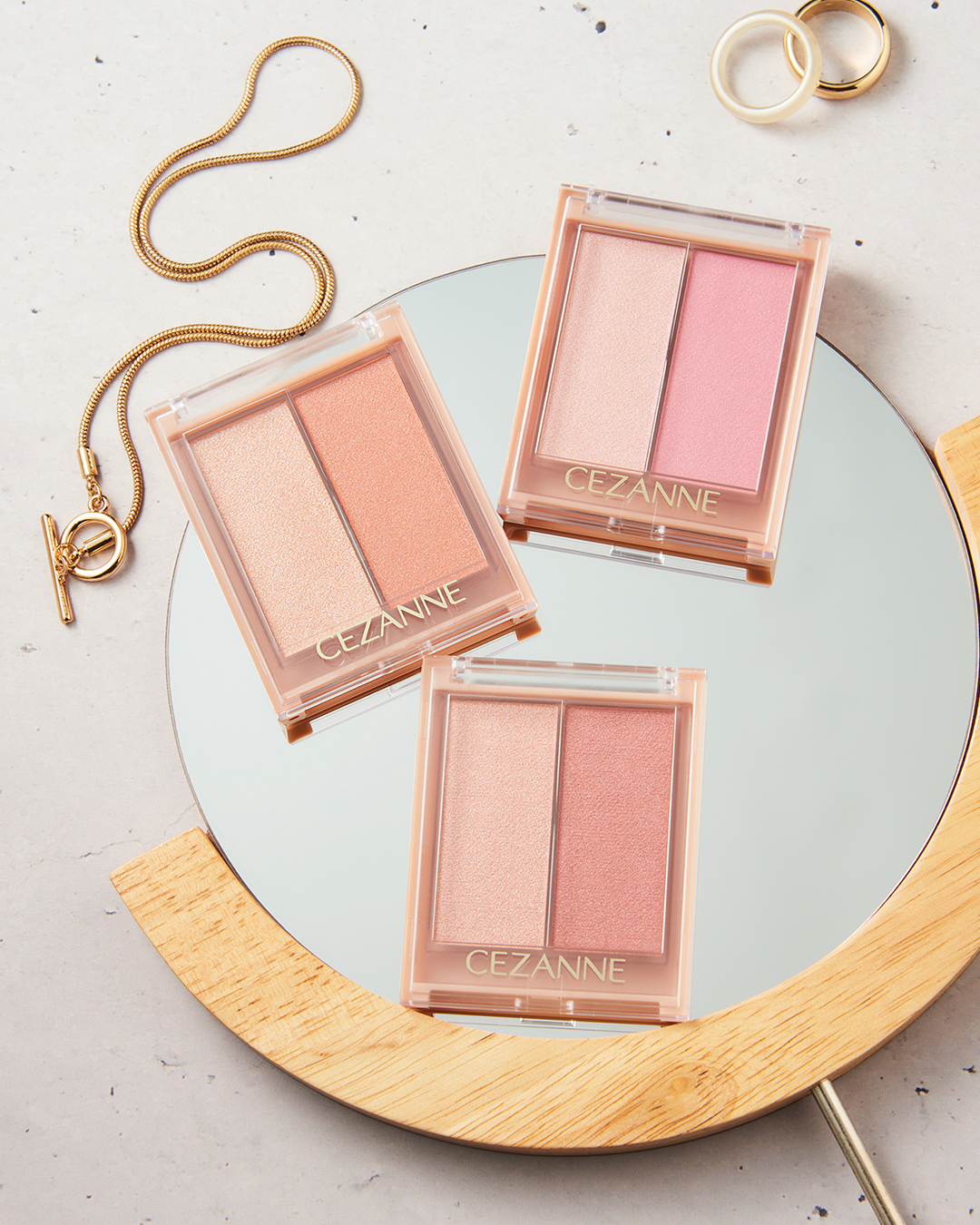 フェイスグロウカラー/CEZANNE/クリームハイライトを使ったクチコミ（1枚目）