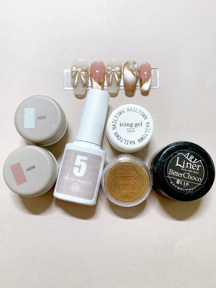 mizuki꙳ネイリスト on LIPS 「リボンネイルデザイン🎀やり方はこちら👇https://lips..」(2枚目)