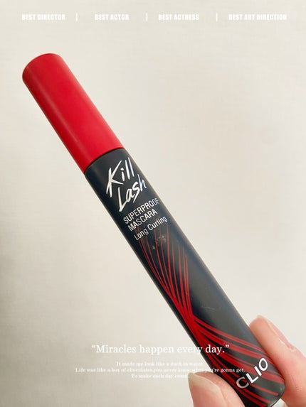 キル ラッシュ スーパープルーフ マスカラ/CLIO/マスカラを使ったクチコミ(1枚目)
