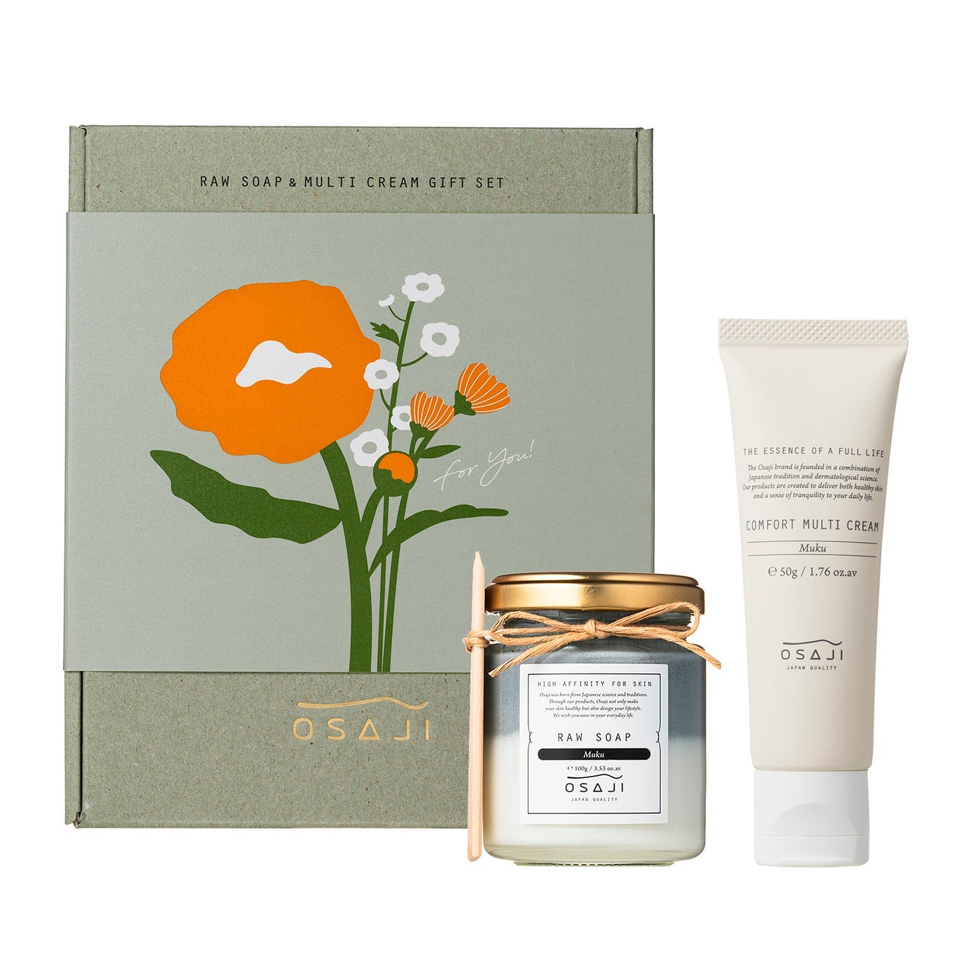 オサジ ローソープ&マルチクリーム ギフトセット【限定デザイン】 OSAJI