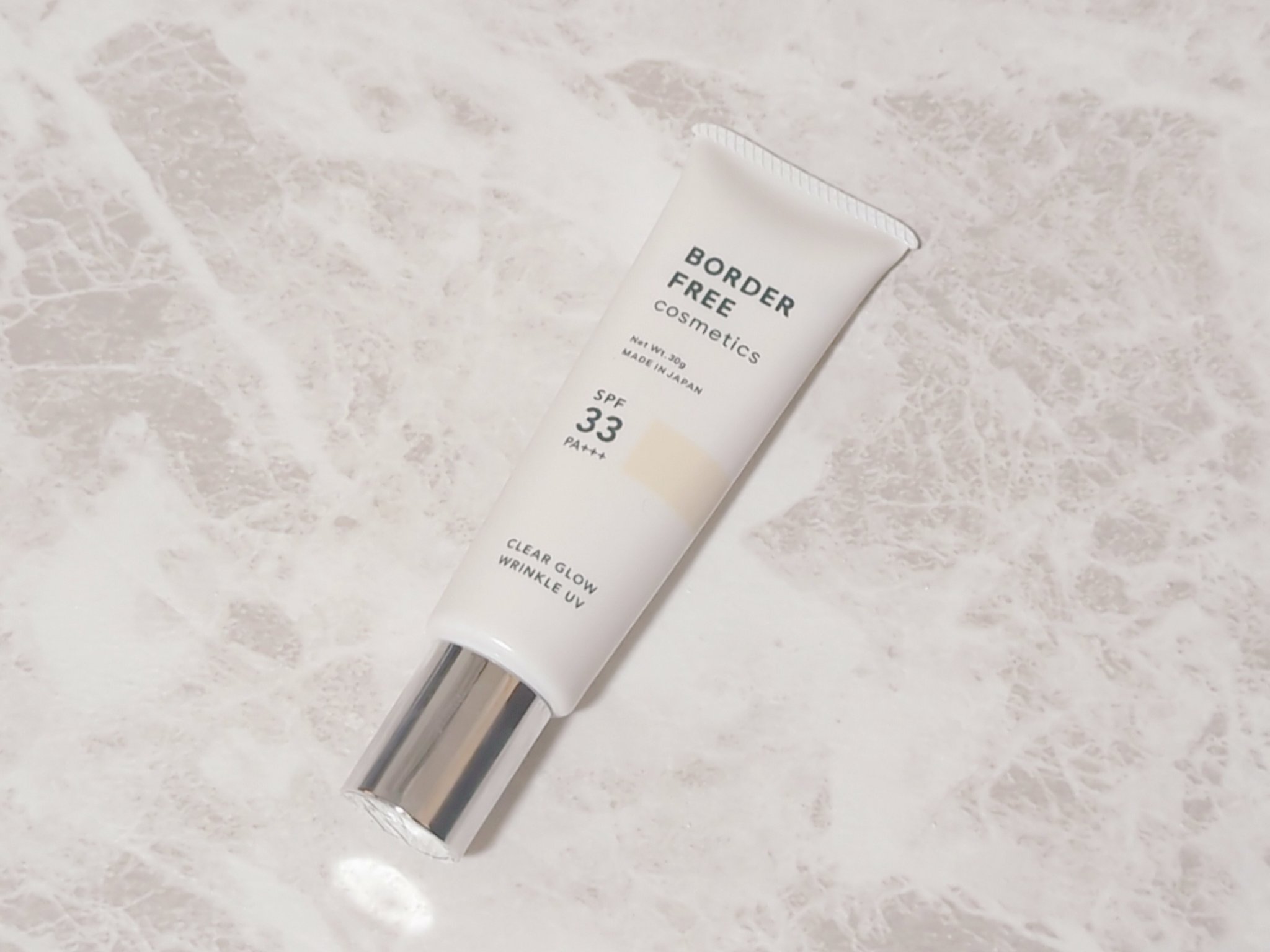 クリアグロウリンクルUV/BORDER FREE cosmetics/日焼け止め・UVケアを使ったクチコミ（1枚目）