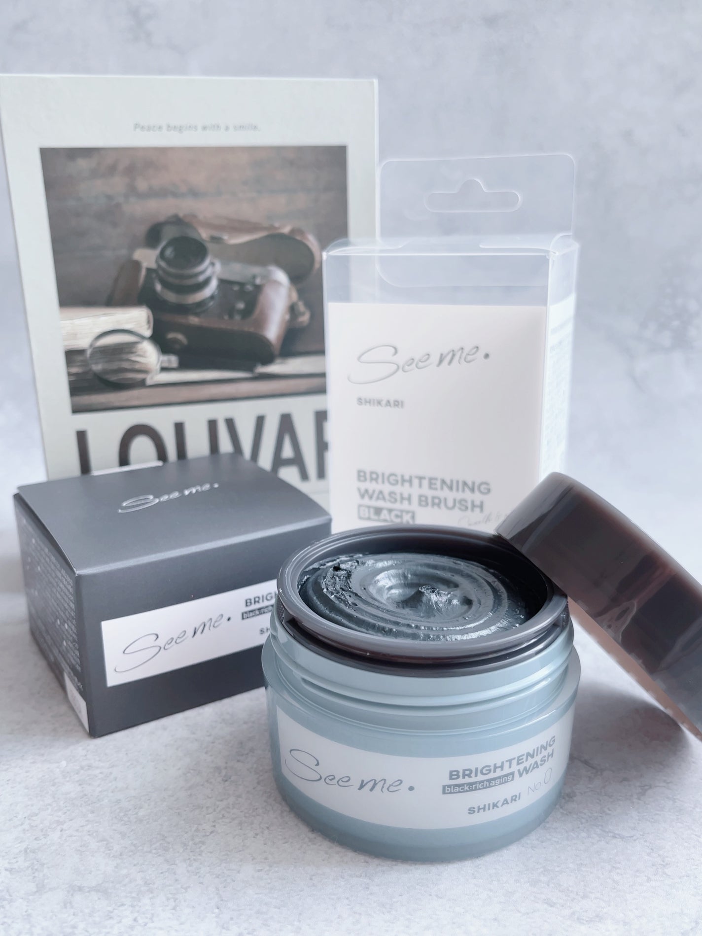 BRIGHTENING WASH black/SHIKARI/洗い流すパック・マスクを使ったクチコミ(3枚目)