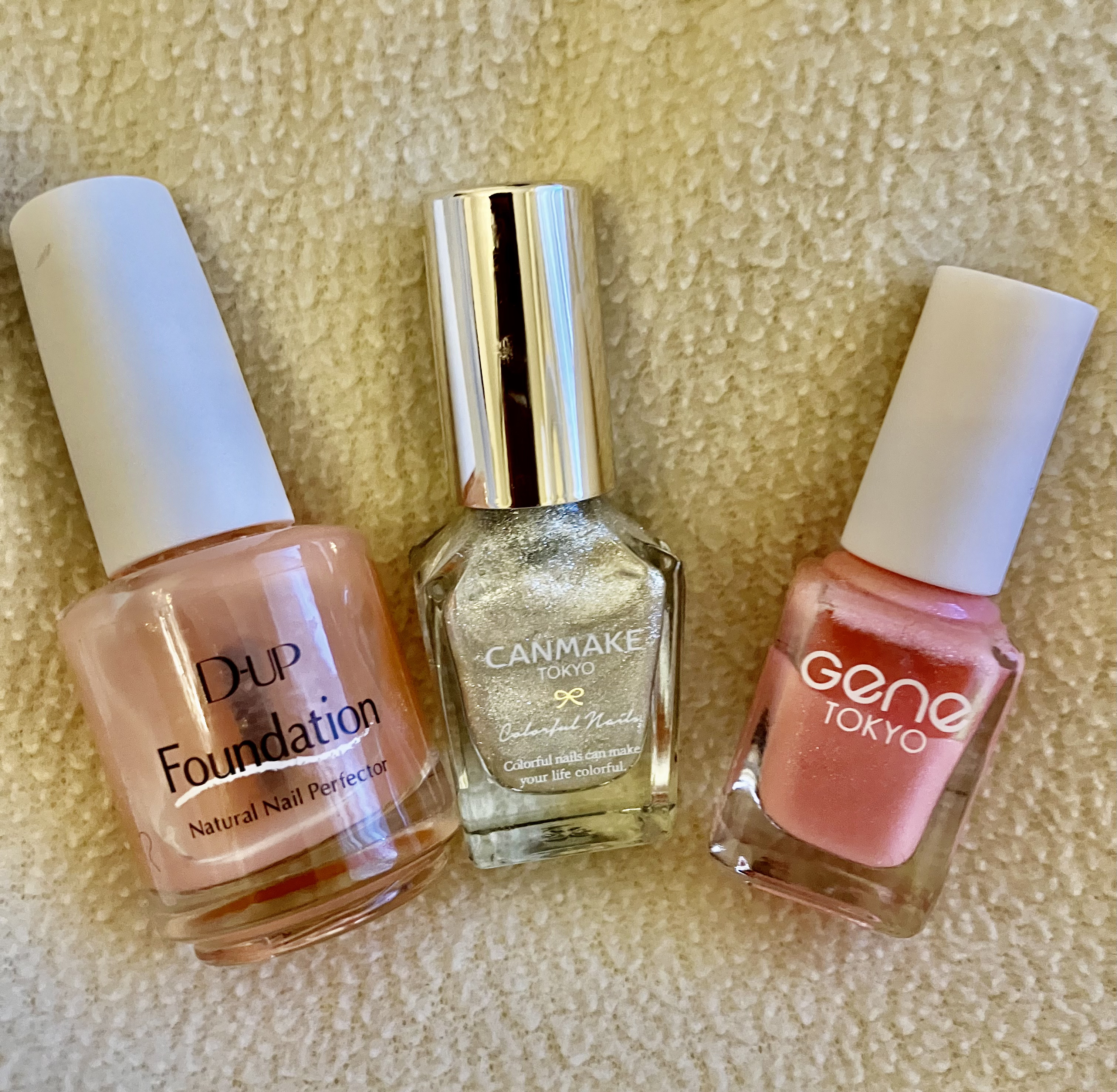 gene TOKYO ネイル ラメキャンディピンク/DAISO/マニキュアを使ったクチコミ（2枚目）