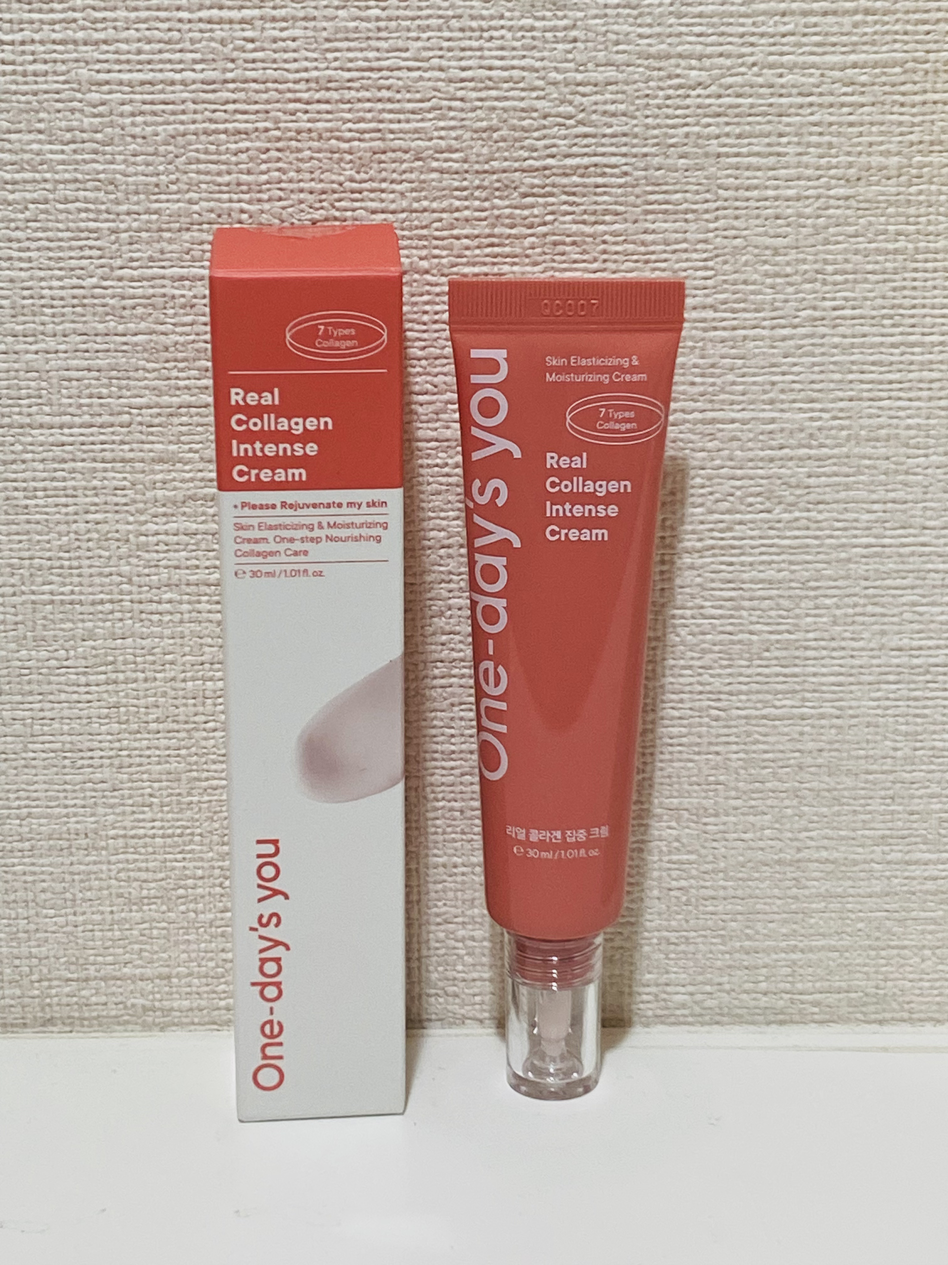リアルコラーゲンインテンスクリーム /One-day's you/フェイスクリームを使ったクチコミ（1枚目）