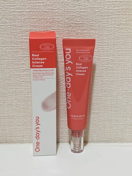 リアルコラーゲンインテンスクリーム /One-day's you/フェイスクリームを使ったクチコミ(1枚目)