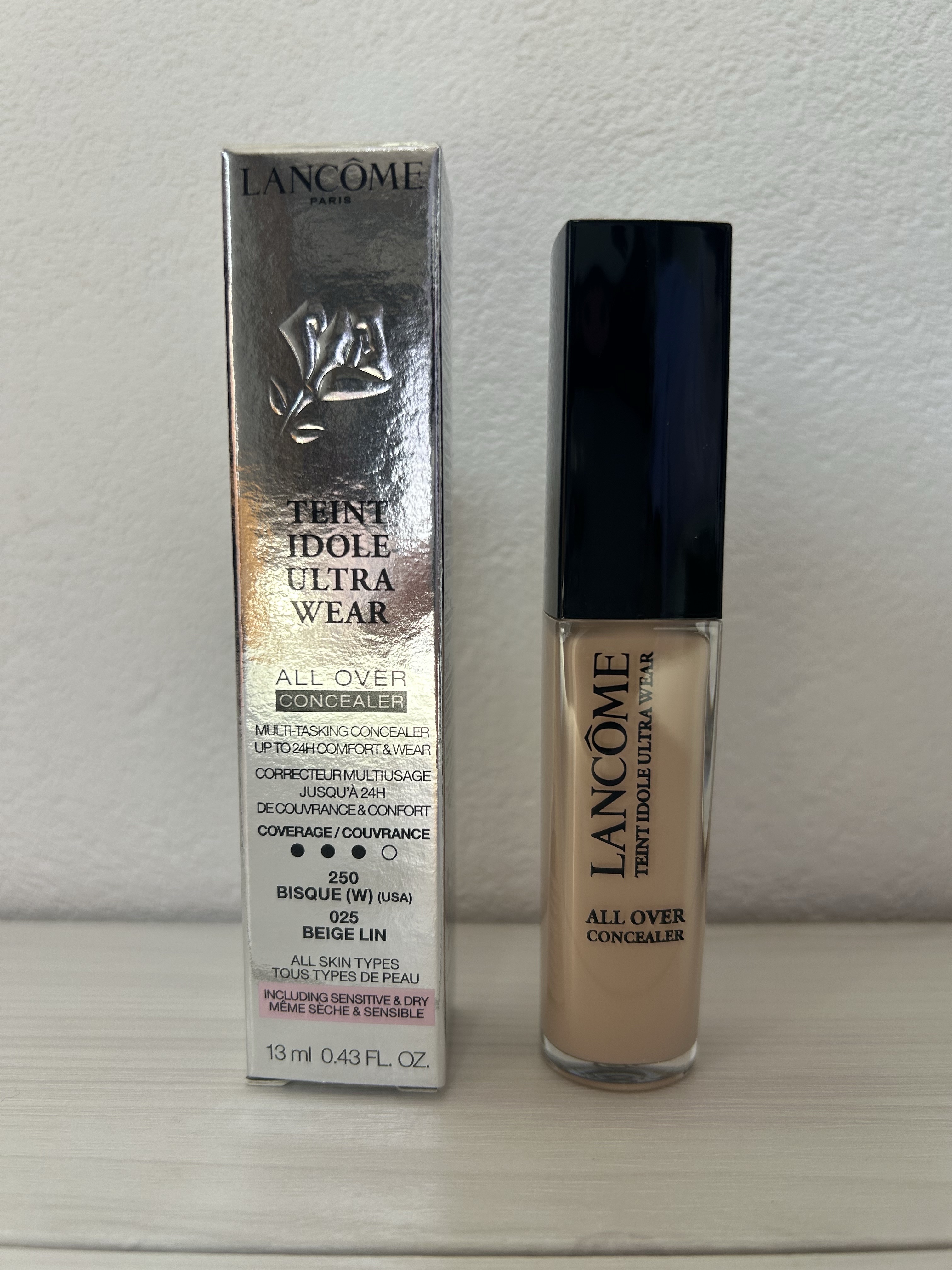 タンイドル ウルトラ ウェア オールオーバー コンシーラー/LANCOME/リキッドコンシーラーを使ったクチコミ（1枚目）