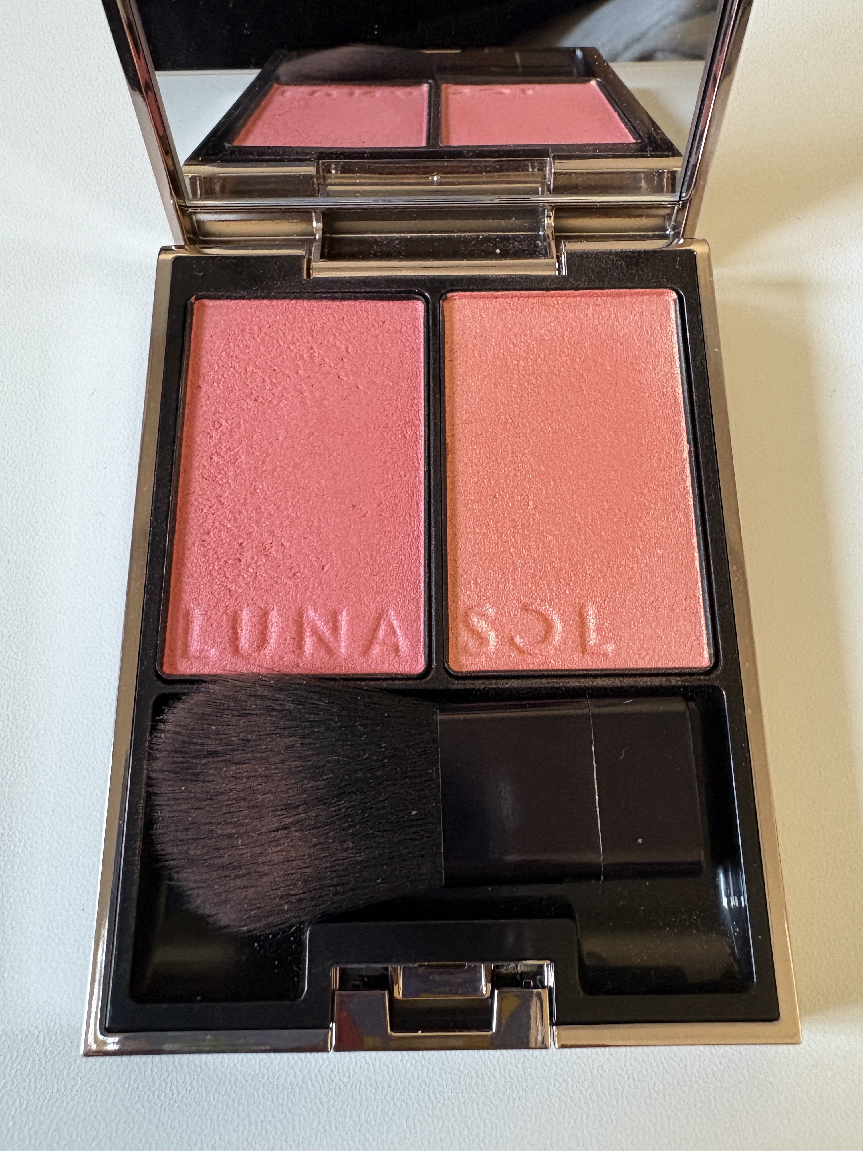 カラーリンググレイズ/LUNASOL/パウダーチークを使ったクチコミ（1枚目）