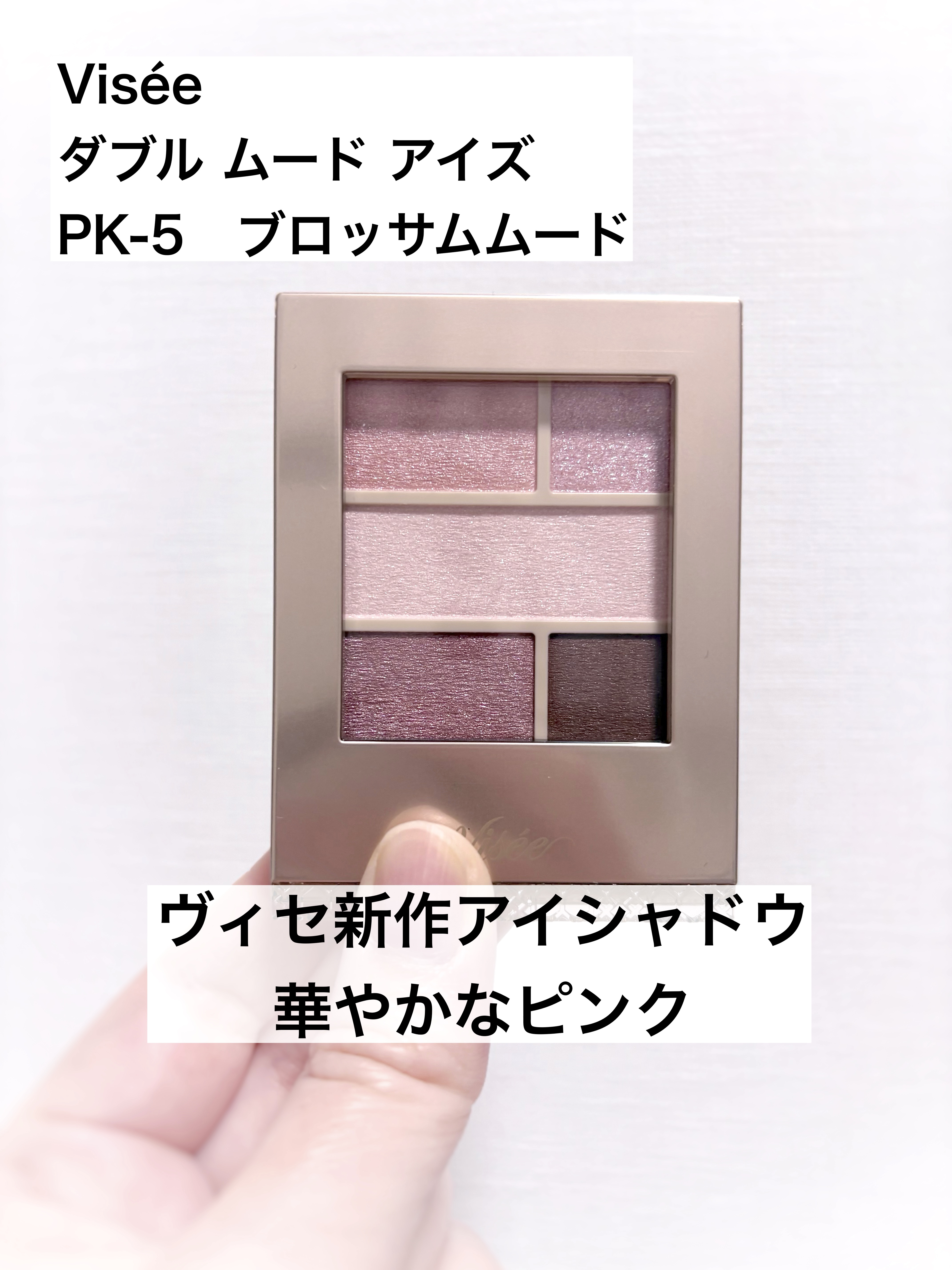 ダブル ムード アイズ/Visée/アイシャドウパレットを使ったクチコミ（1枚目）