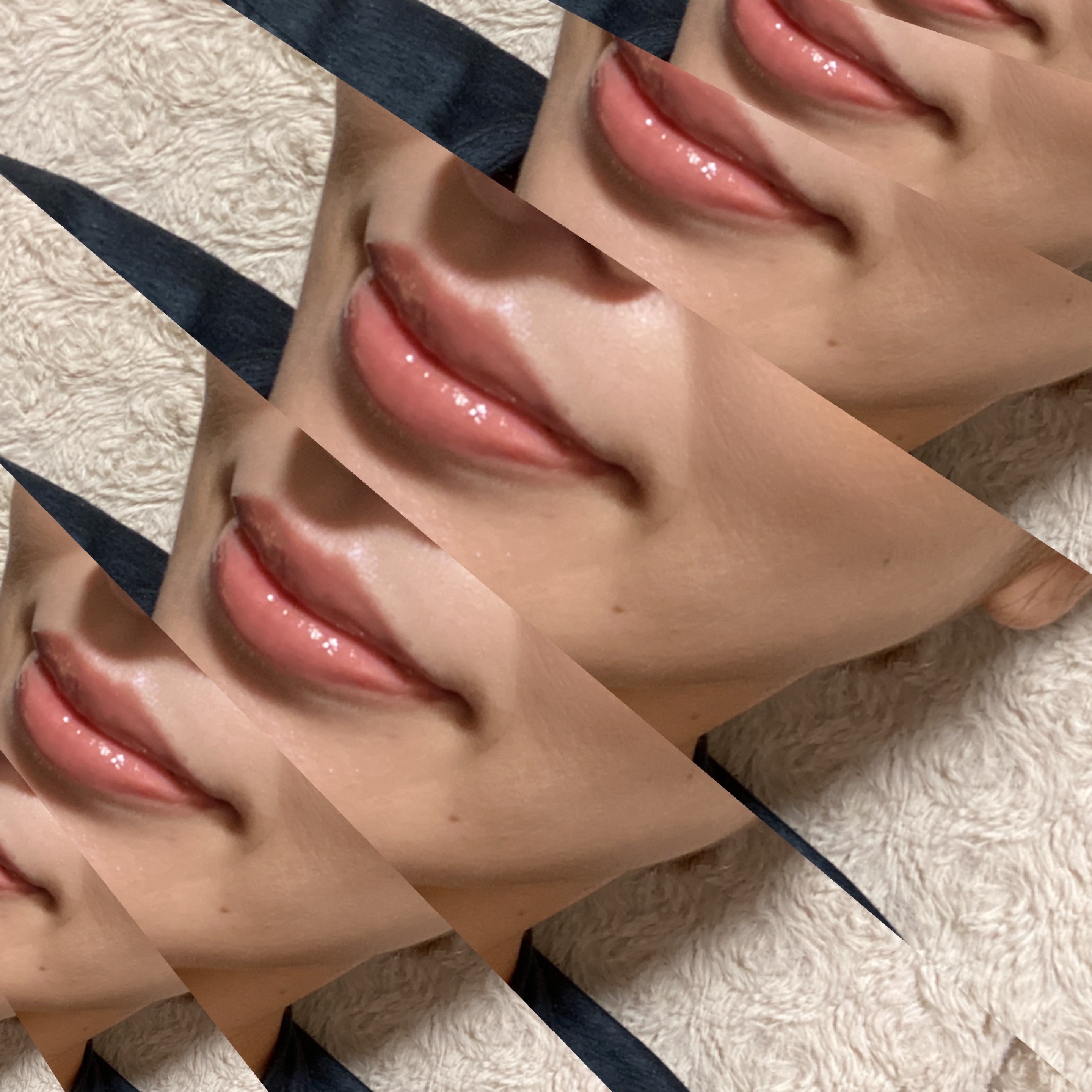 ベールカラーグロス/too cool for school/リップグロスを使ったクチコミ（3枚目）