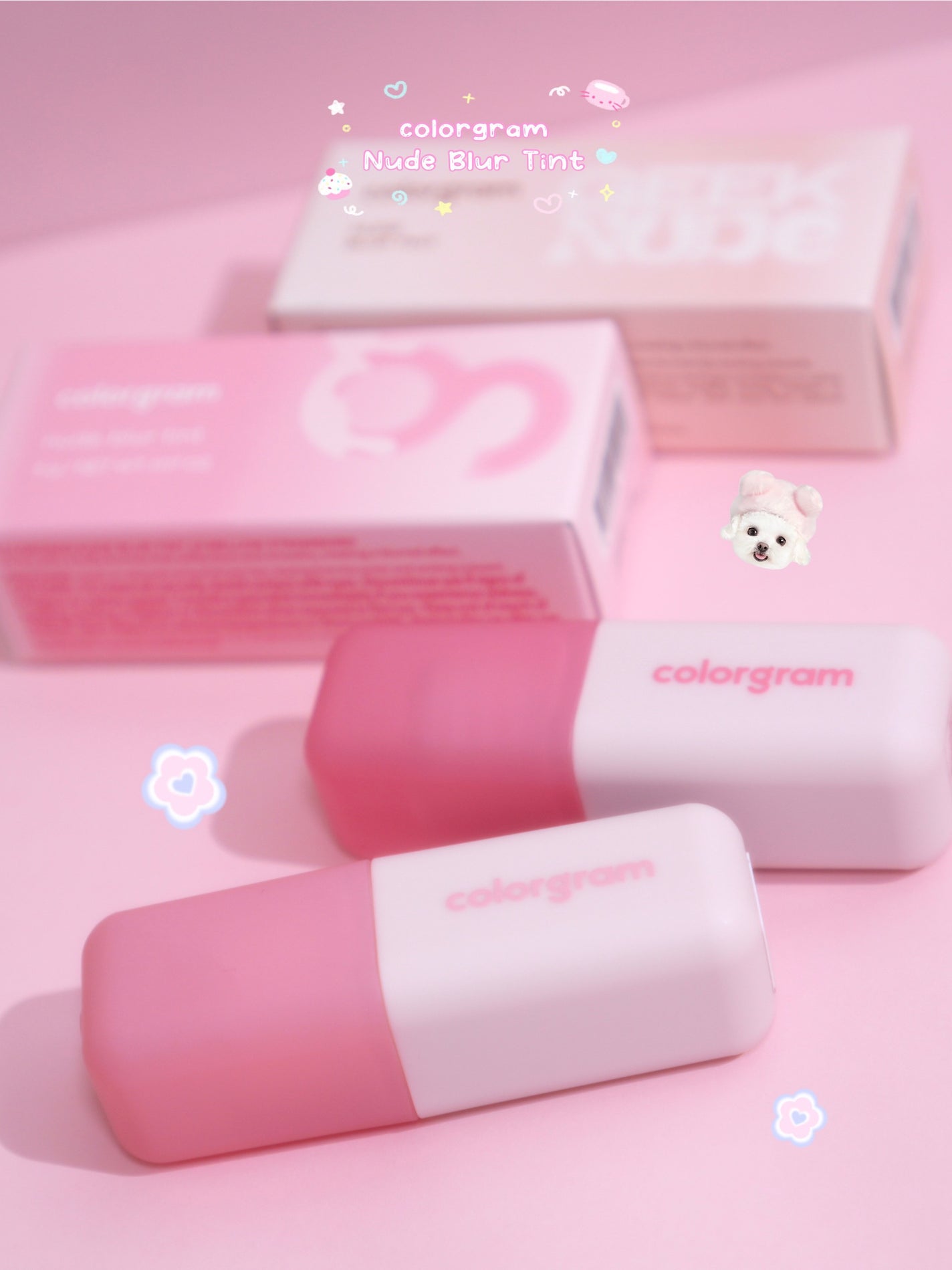 カラーグラム ヌーディーブラーティント/Colorgram/リップティントを使ったクチコミ(2枚目)