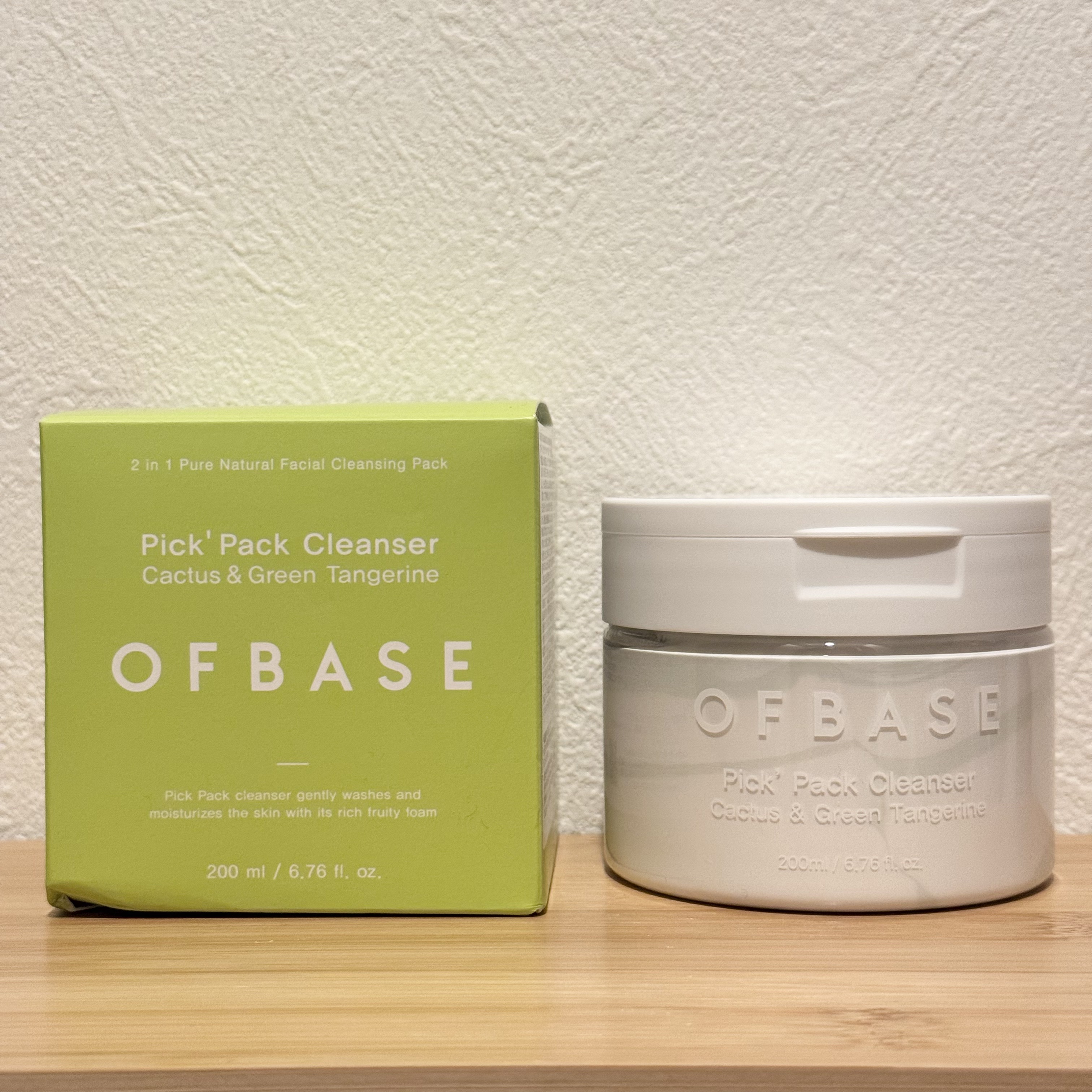 ピックパック クレンザー サボテン&青みかん/OFBASE/洗い流すパック・マスクを使ったクチコミ（1枚目）