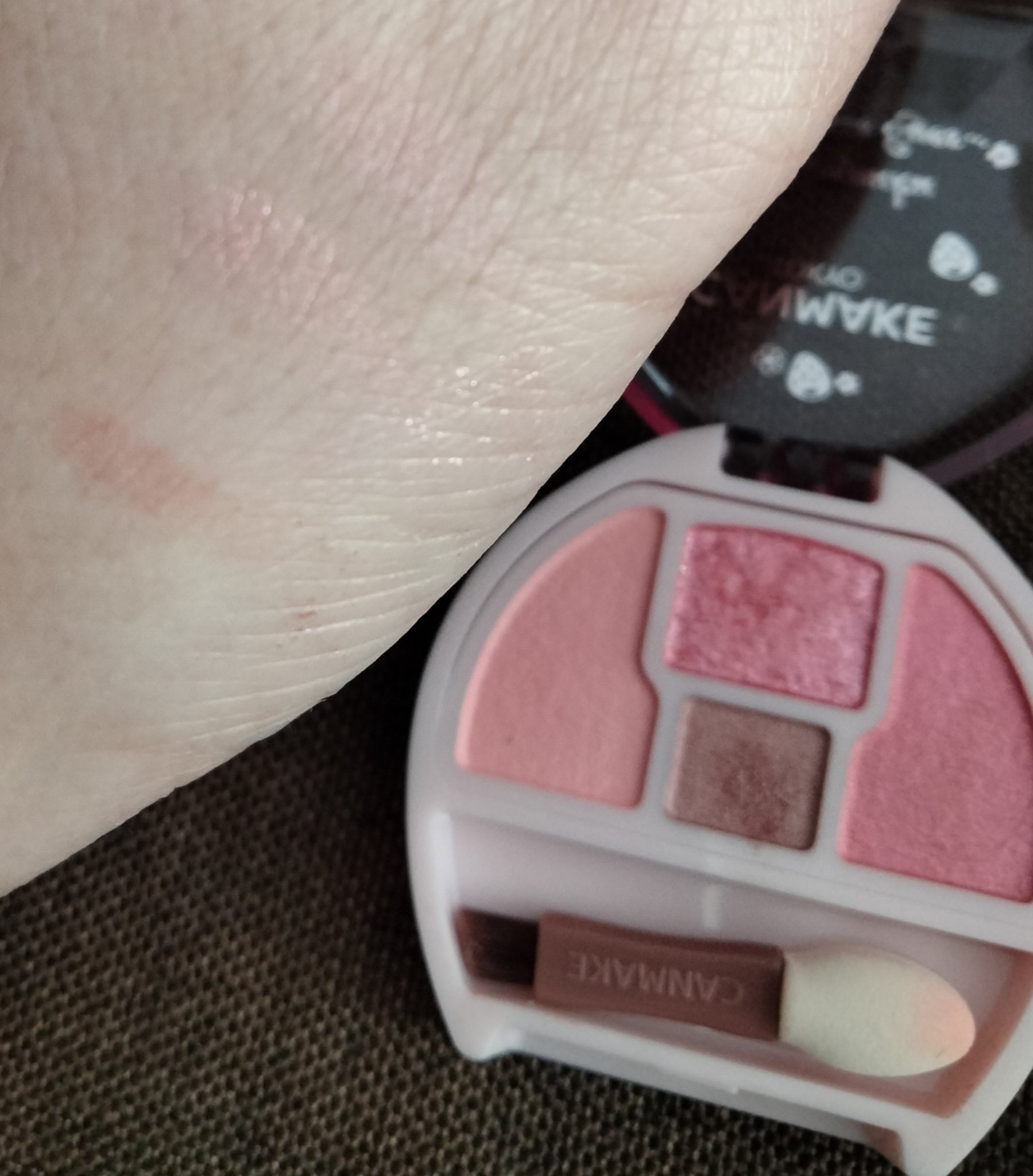 プランぷくコーデアイズ/キャンメイク/パウダーアイシャドウを使ったクチコミ（3枚目）