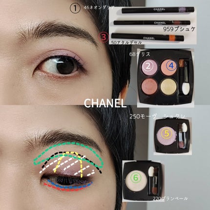 レ キャトル オンブル/CHANEL/アイシャドウパレットを使ったクチコミ(4枚目)