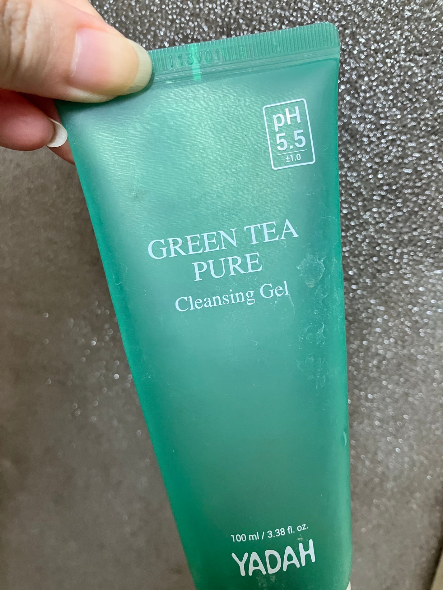 グリーンティーピュアクレンジングジェル/YADAH/クレンジングジェルを使ったクチコミ(1枚目)