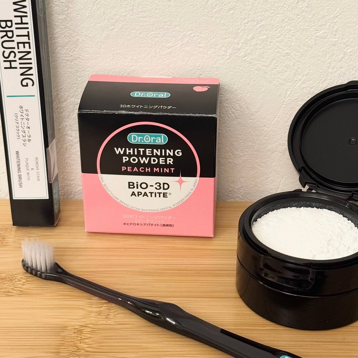 Dr.オーラル 3Dホワイトニングパウダー(ピーチミント)/Dr.Oral/歯磨き粉を使ったクチコミ(1枚目)
