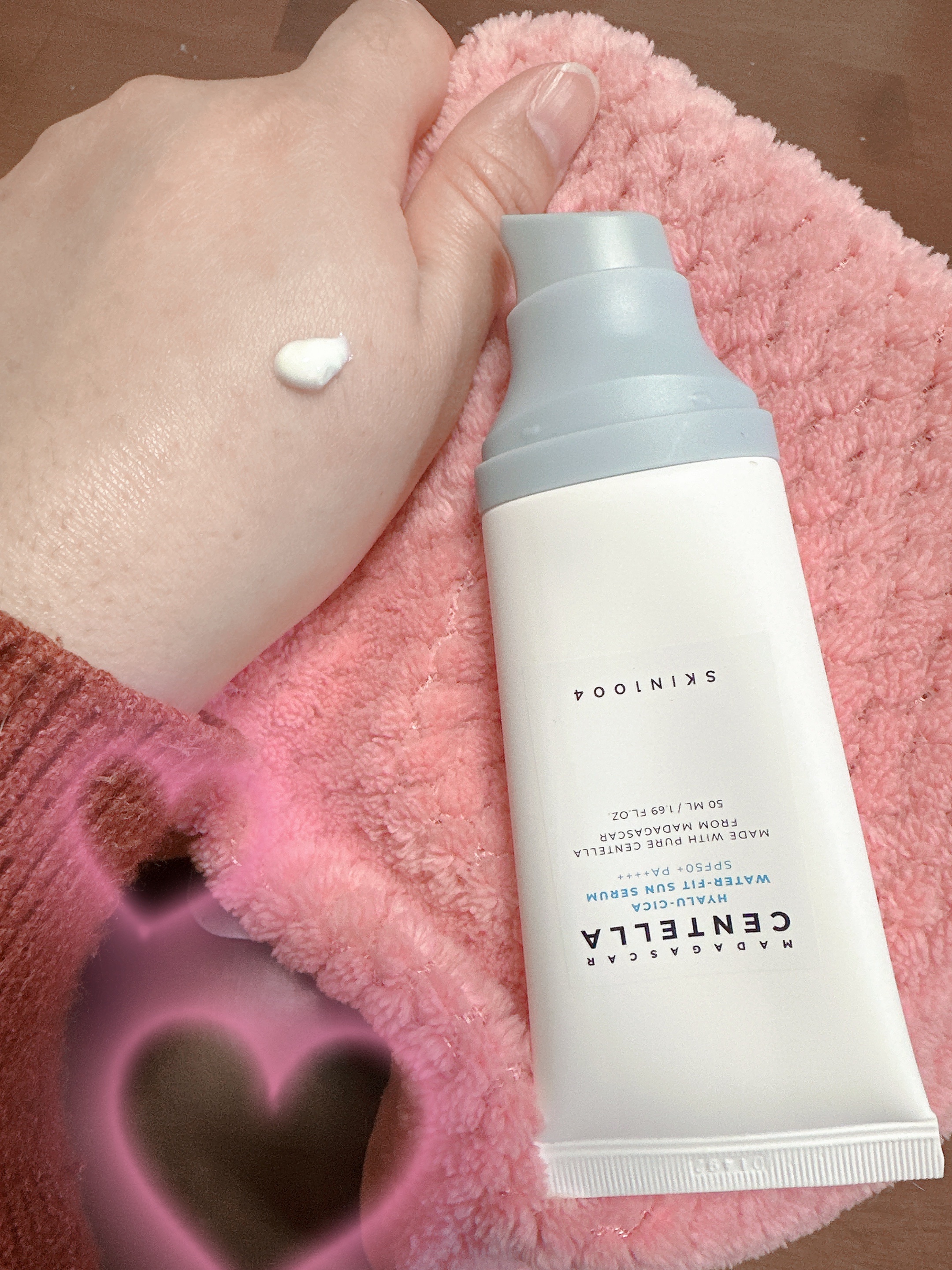 ヒアルーシカ ウォーターフィット サンセラム/SKIN1004/日焼け止めローションを使ったクチコミ（2枚目）