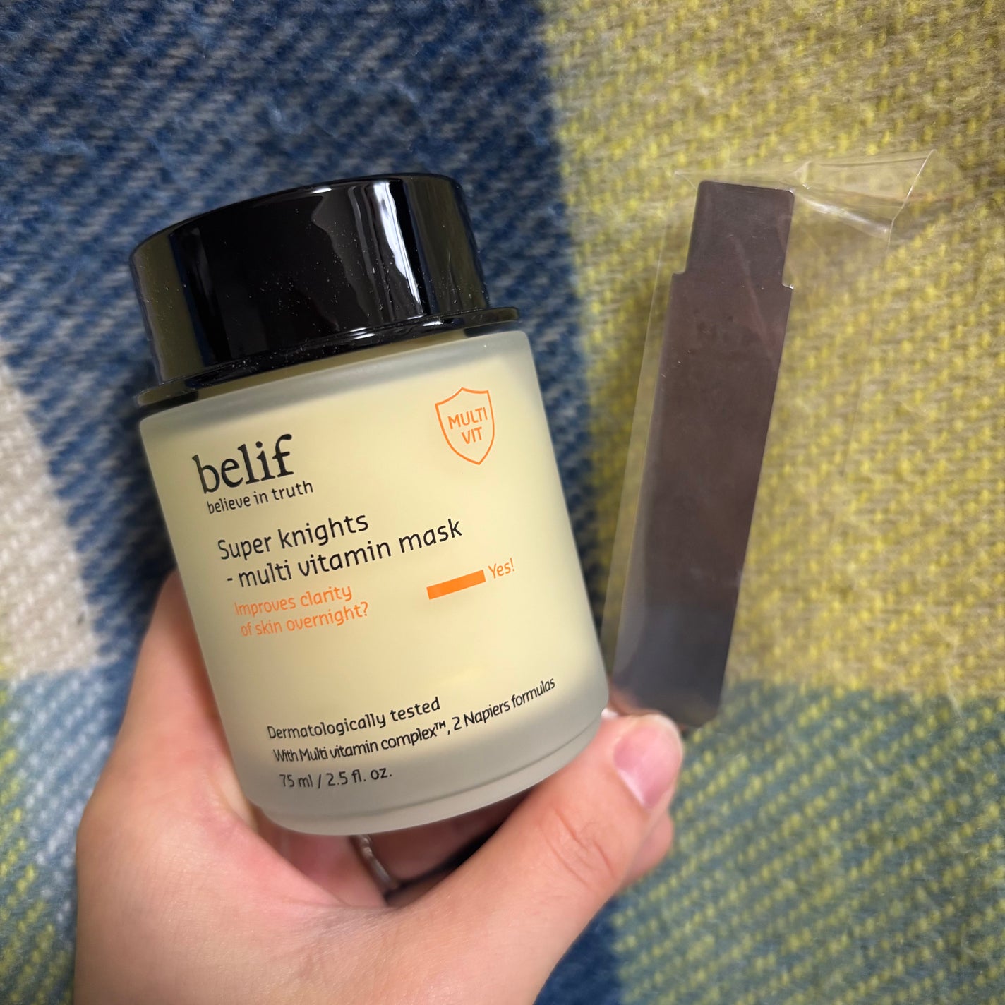 スーパーナイツ ビタミンマスク/belif/フェイスクリームを使ったクチコミ(1枚目)