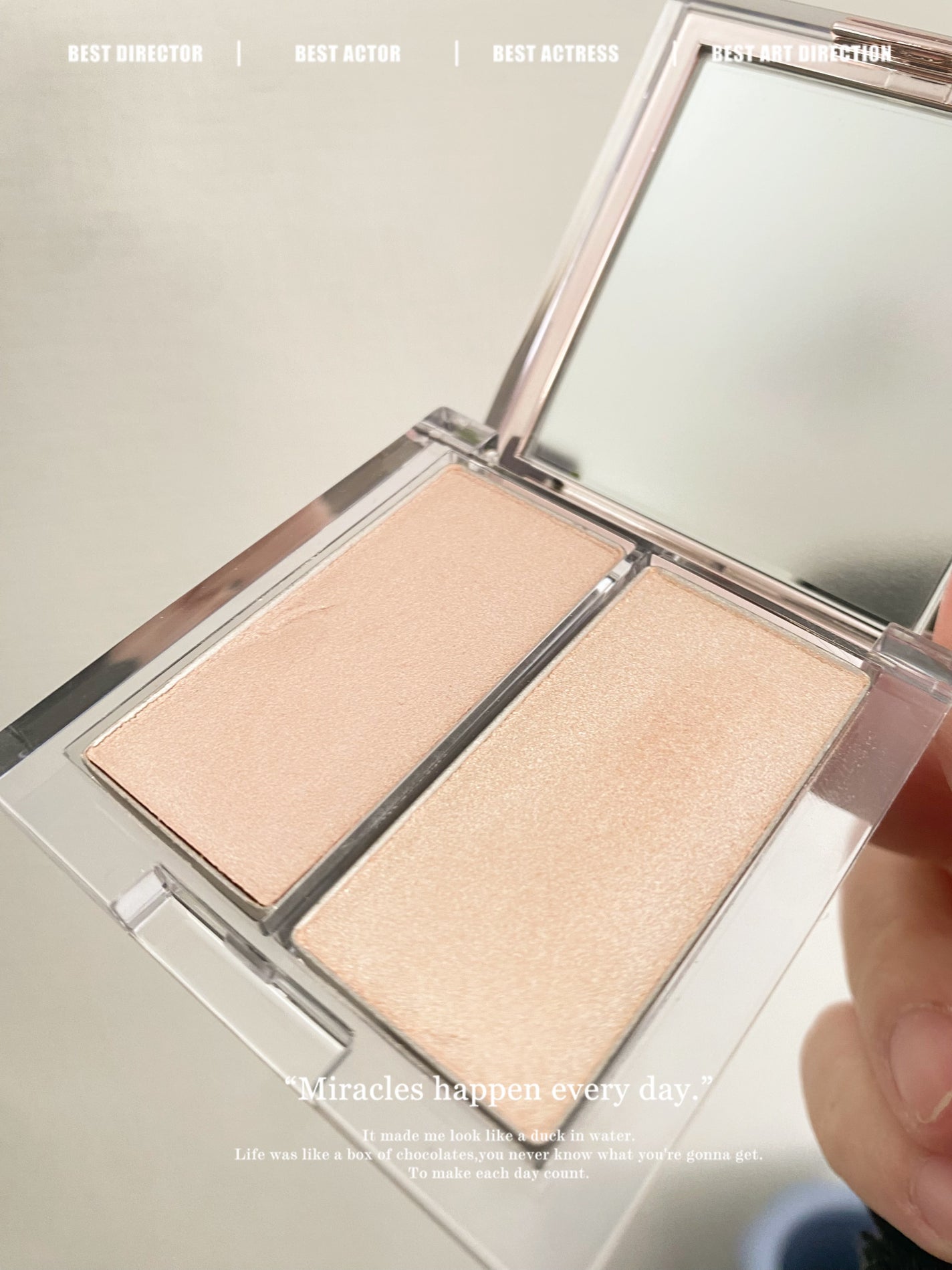 プリズムハイライターデュオ/CLIO/パウダーハイライトを使ったクチコミ(1枚目)