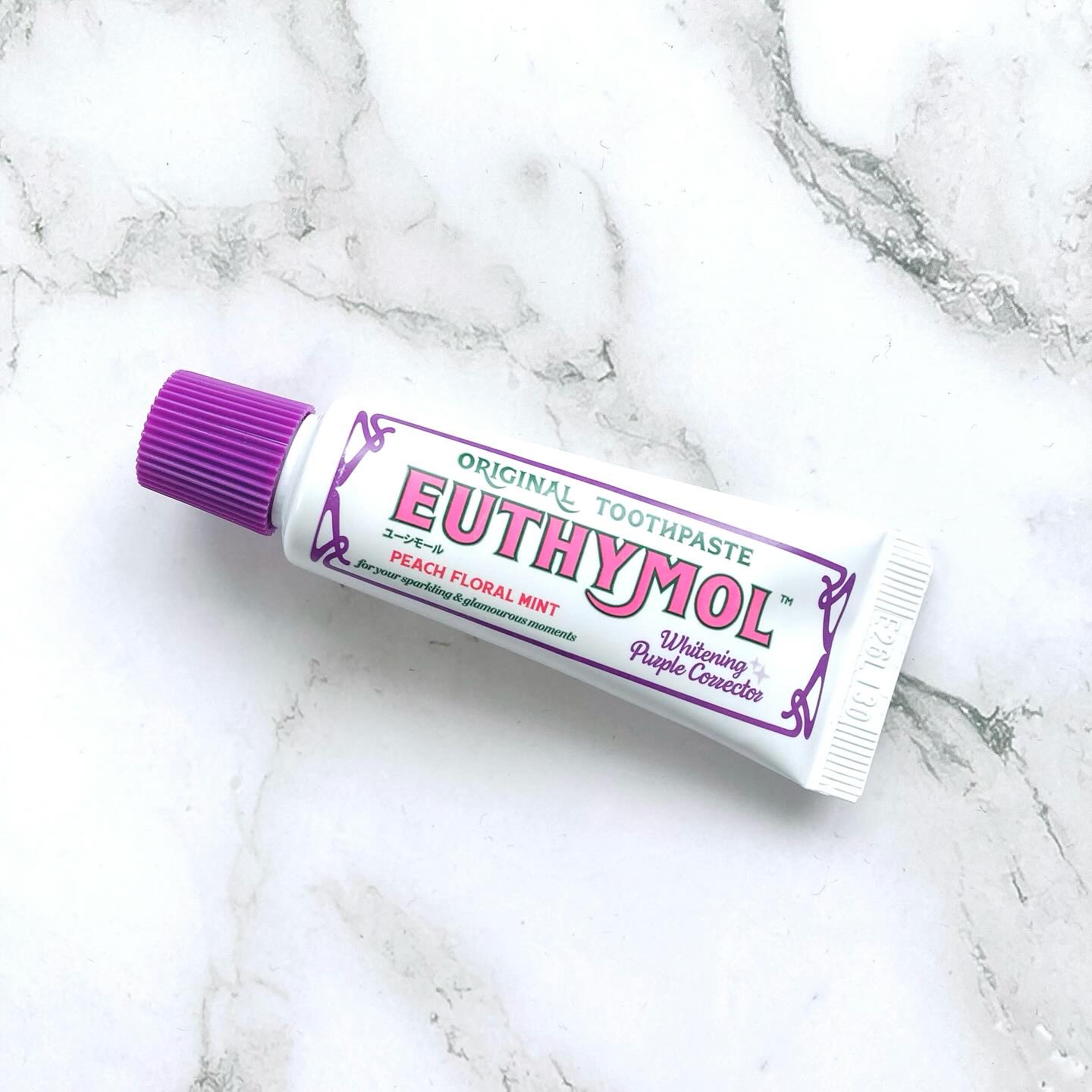 ホワイトパープル歯みがき ピーチフローラルミントの香り/EUTHYMOL/歯磨き粉を使ったクチコミ（1枚目）