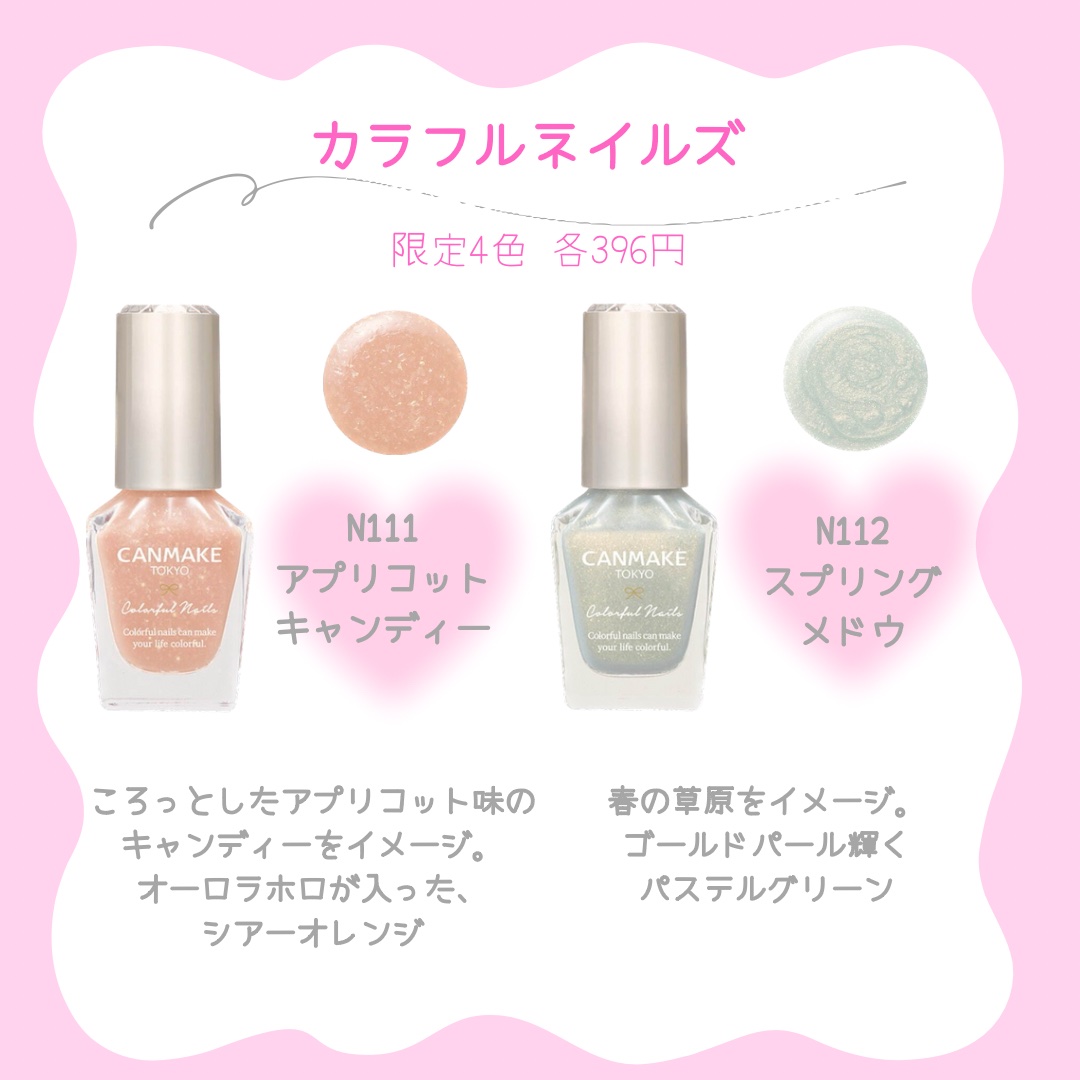 カラフルネイルズ/キャンメイク/マニキュアを使ったクチコミ（2枚目）