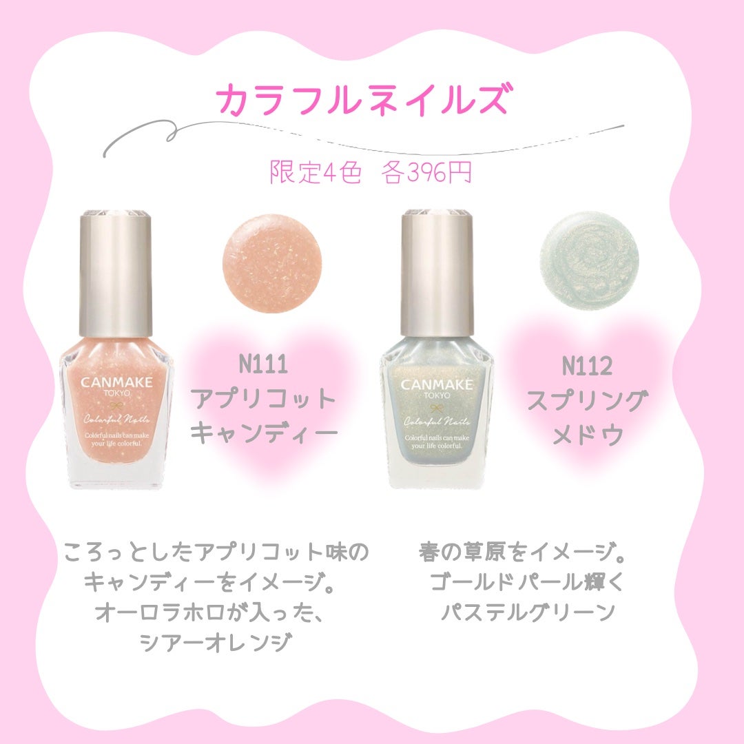 カラフルネイルズ/キャンメイク/マニキュアを使ったクチコミ(2枚目)