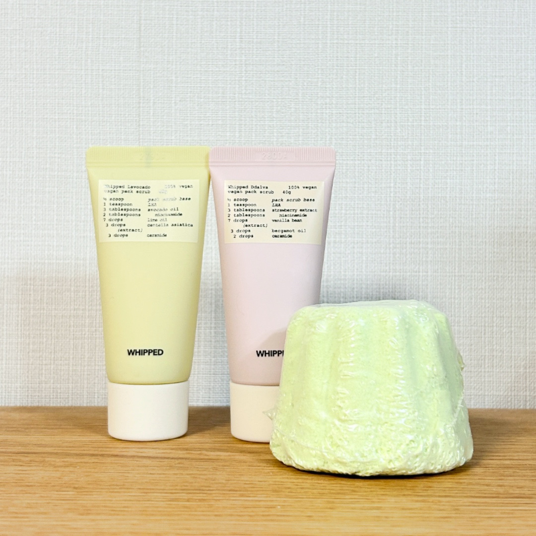ヴィーガンパッククレンザーチューブ ラボカド/WHIPPED/洗顔フォームを使ったクチコミ（1枚目）