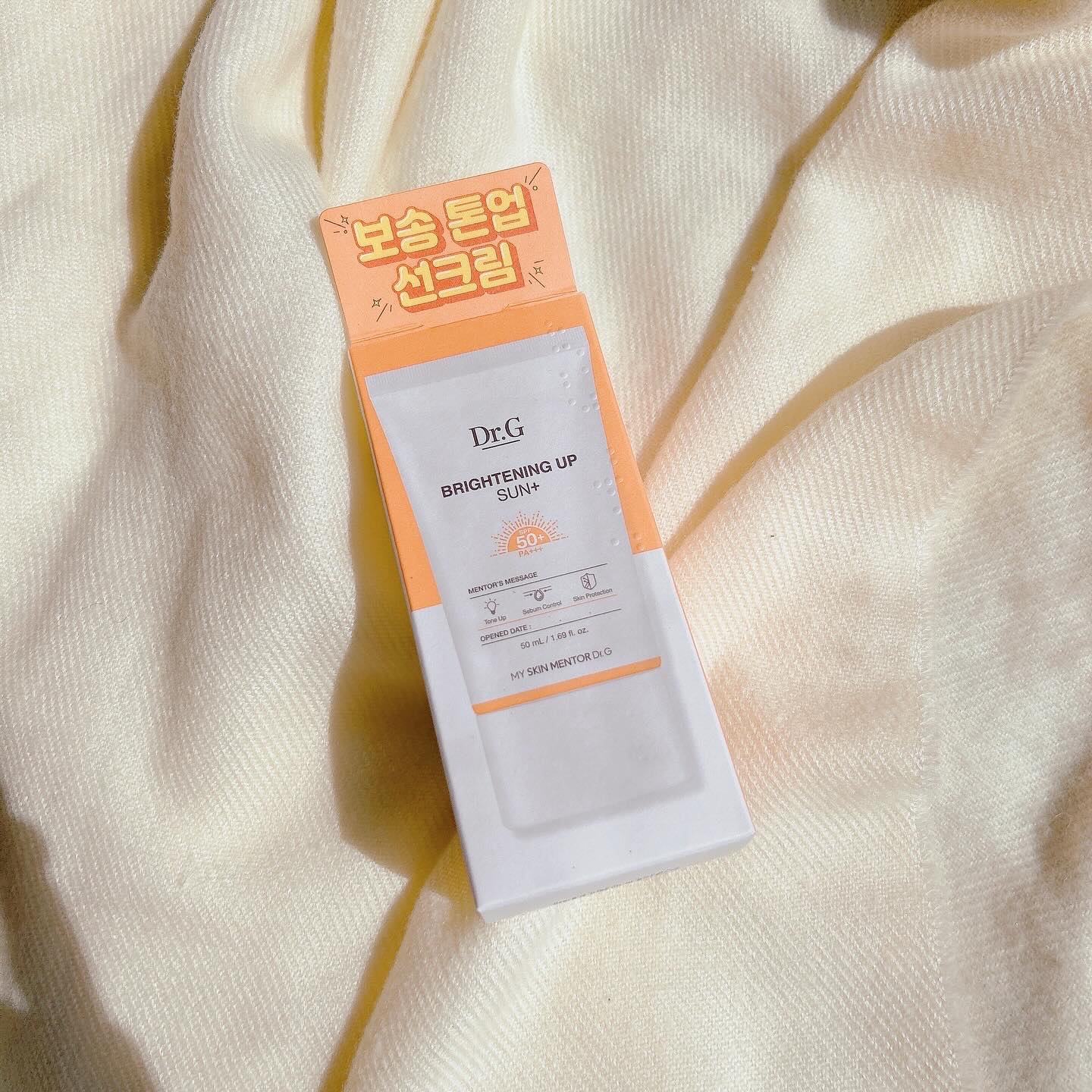 ブライトニングアップサンプラス 50ml/Dr.G/日焼け止めクリームを使ったクチコミ（2枚目）