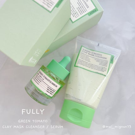 グリーントマトクレイマスククレンザー/FULLY/洗い流すパック・マスクを使ったクチコミ(1枚目)