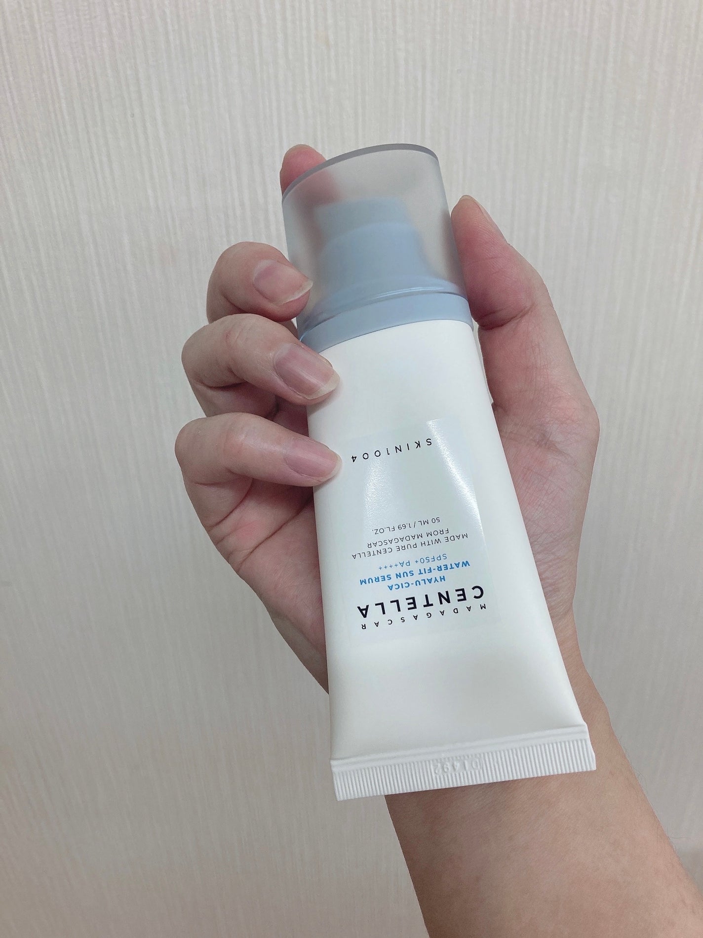 ヒアルーシカ ウォーターフィット サンセラム/SKIN1004/日焼け止めローションを使ったクチコミ(2枚目)