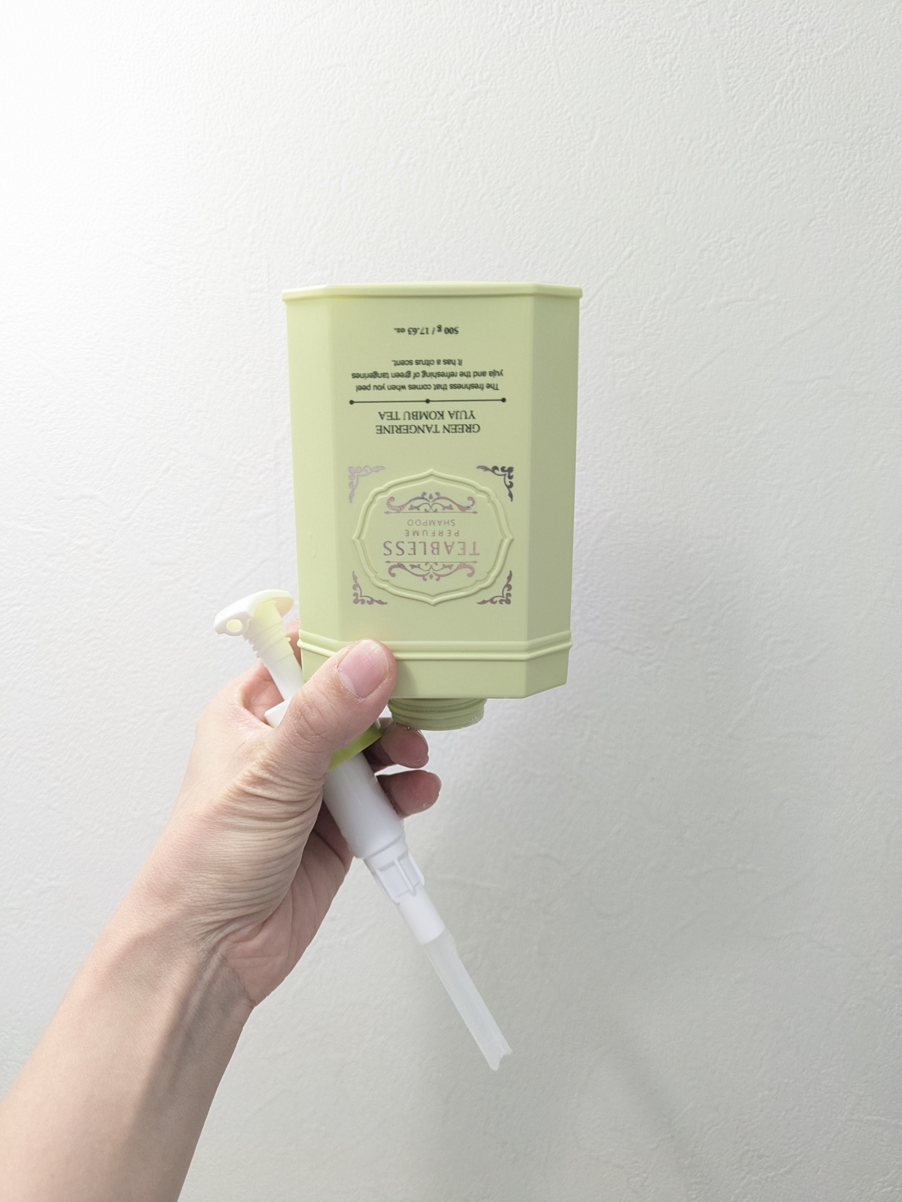 清柑柚子コンブチャパヒューム薄毛ケアシャンプー/TEABLESS/市販シャンプーを使ったクチコミ（1枚目）