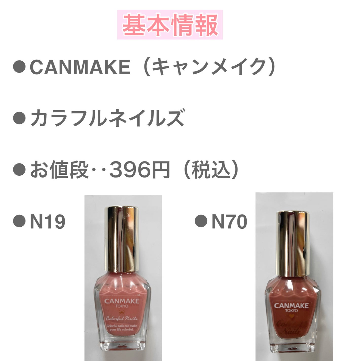 カラフルネイルズ/キャンメイク/マニキュアを使ったクチコミ(3枚目)