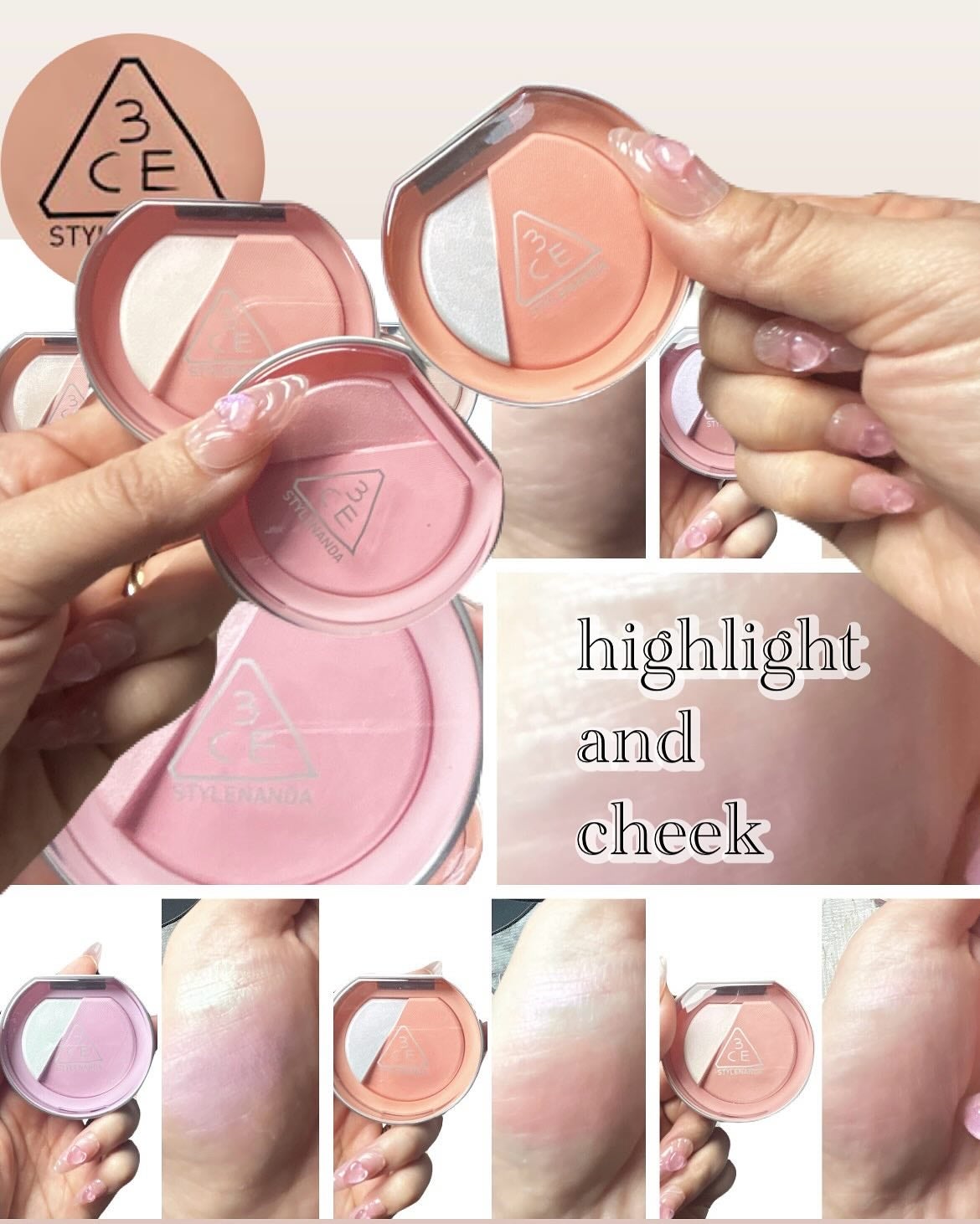 3CE ブラッシュライター/3CE/パウダーチークを使ったクチコミ(1枚目)