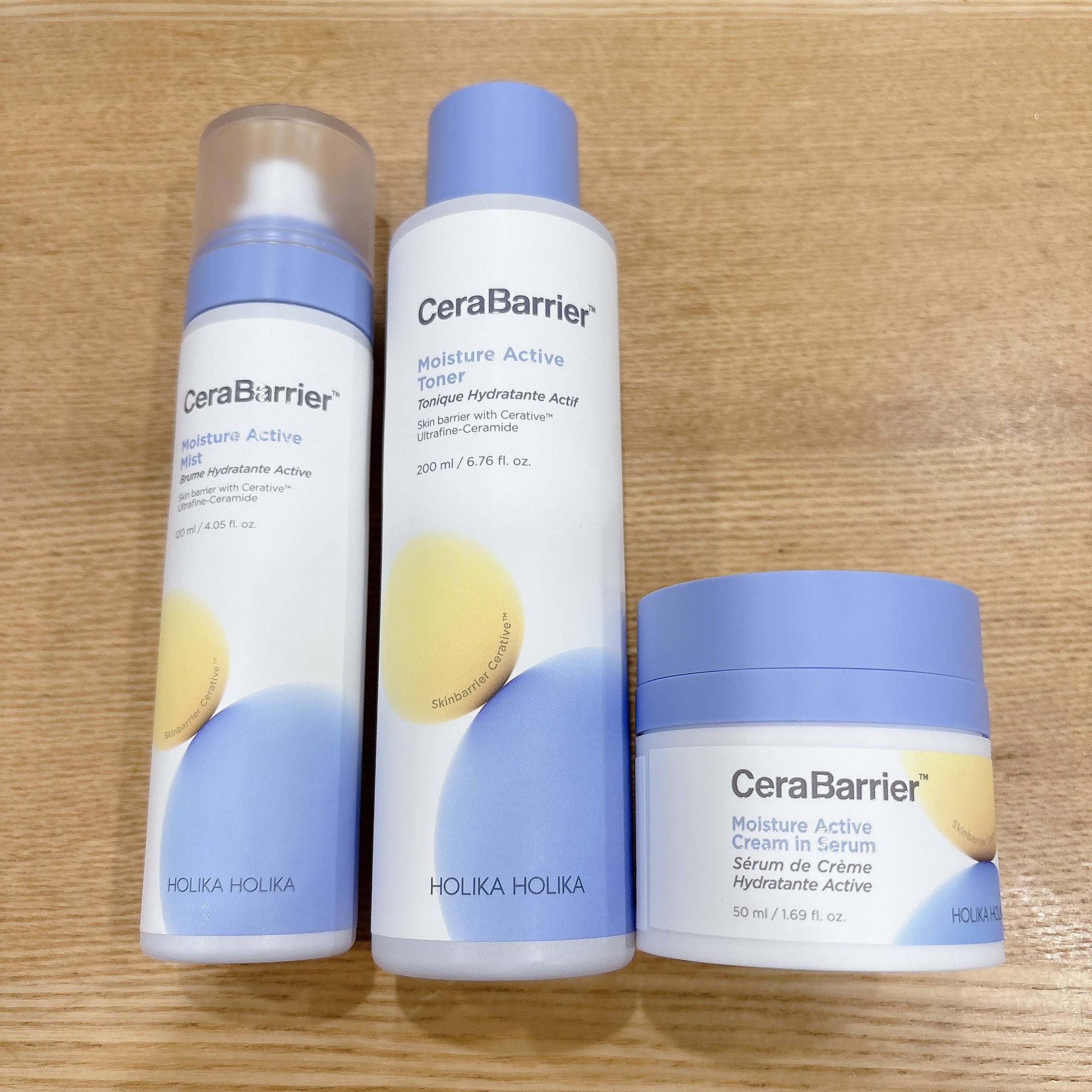 セラバリア　モイスチャーアクティブ　クリームインセラム/HOLIKA HOLIKA/フェイスクリームを使ったクチコミ（2枚目）