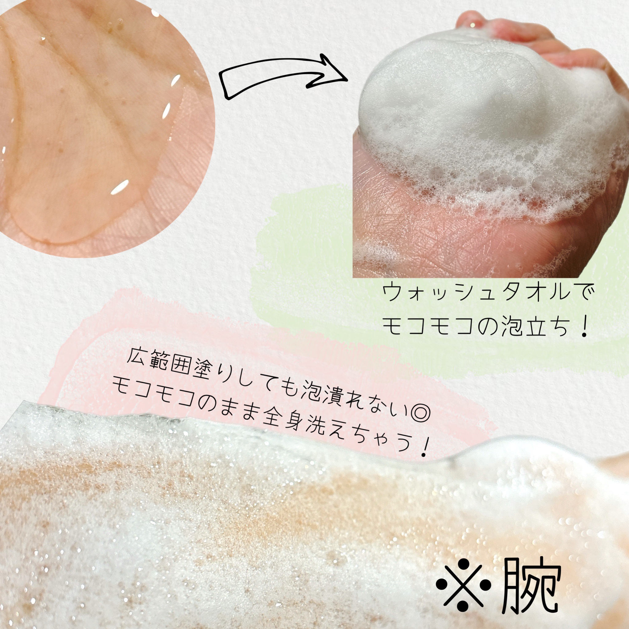 パフューム ボディウォッシュ チューリップ&フリージア/LAVOIR/ボディソープを使ったクチコミ（3枚目）