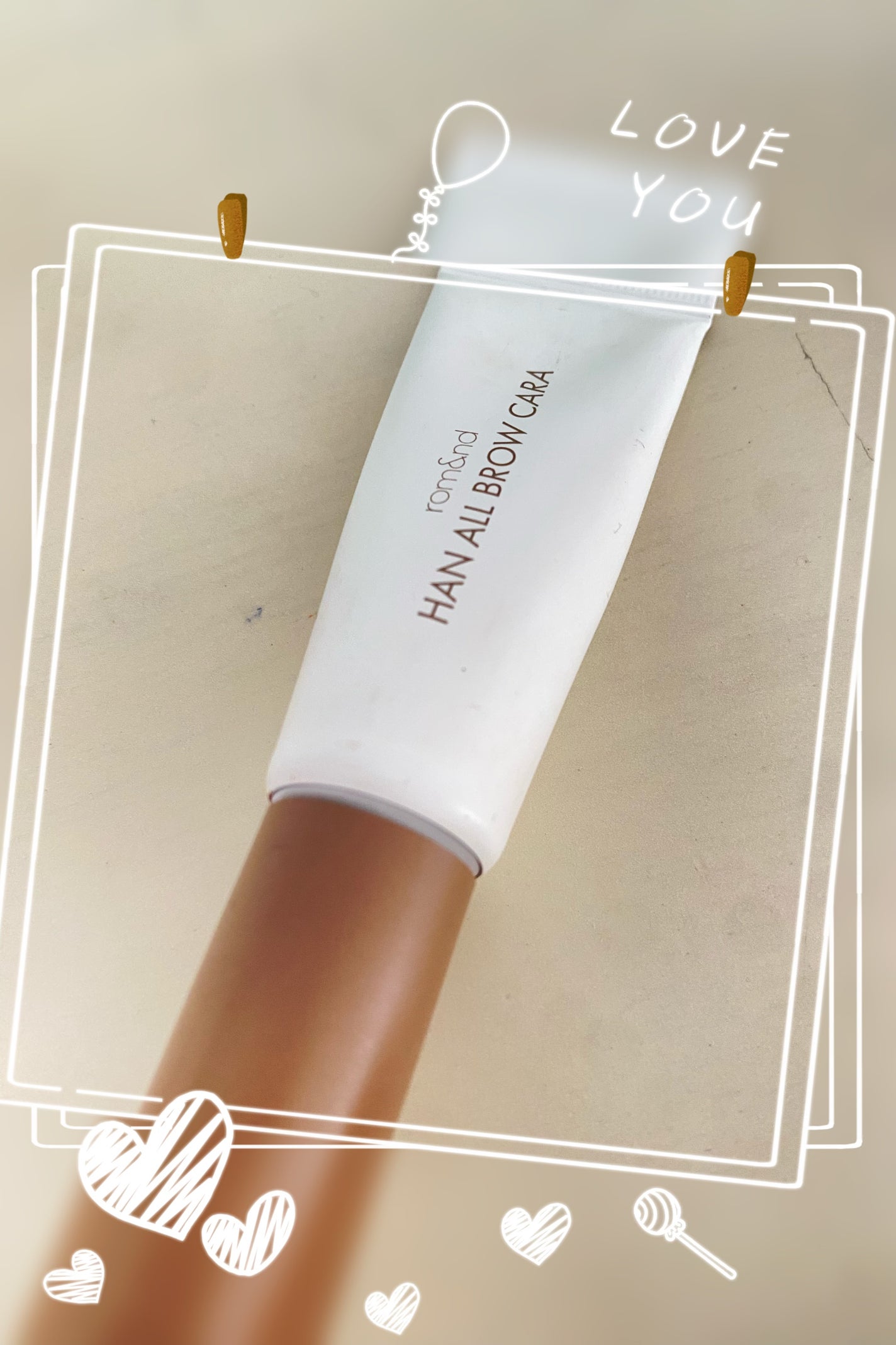 ハンオールブロウカラ/rom&nd/眉マスカラを使ったクチコミ(1枚目)