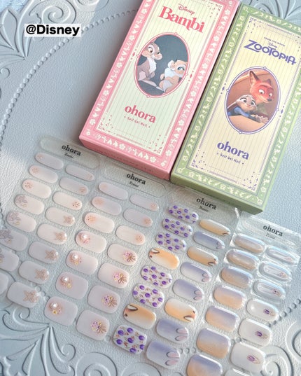 セミキュアジェルネイル(ハンド)/ohora/ネイルシールを使ったクチコミ(4枚目)