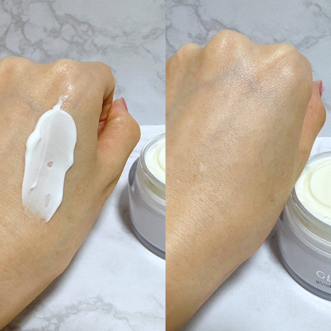 グラスーン　グルタブライト　ＶＣ　リフタンクリーム/GLASSOON/フェイスクリームを使ったクチコミ（3枚目）