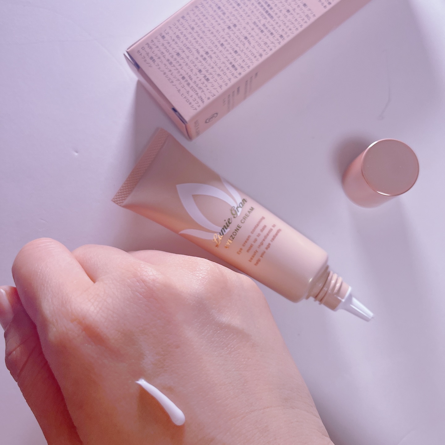 ルミエグラン アイゾーンクリーム/LumieGran/アイケア・アイクリームを使ったクチコミ（3枚目）