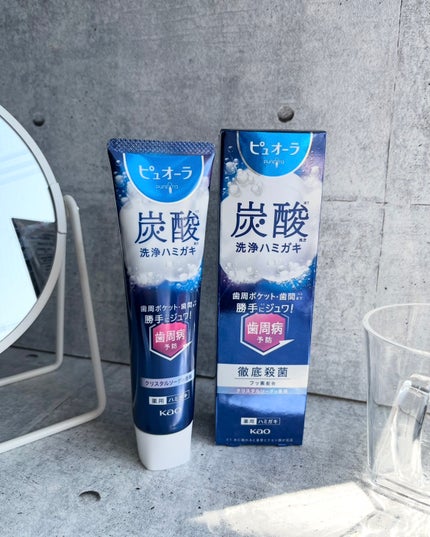 ピュオーラ 炭酸ハミガキ【医薬部外品】/ピュオーラ/歯磨き粉を使ったクチコミ(1枚目)