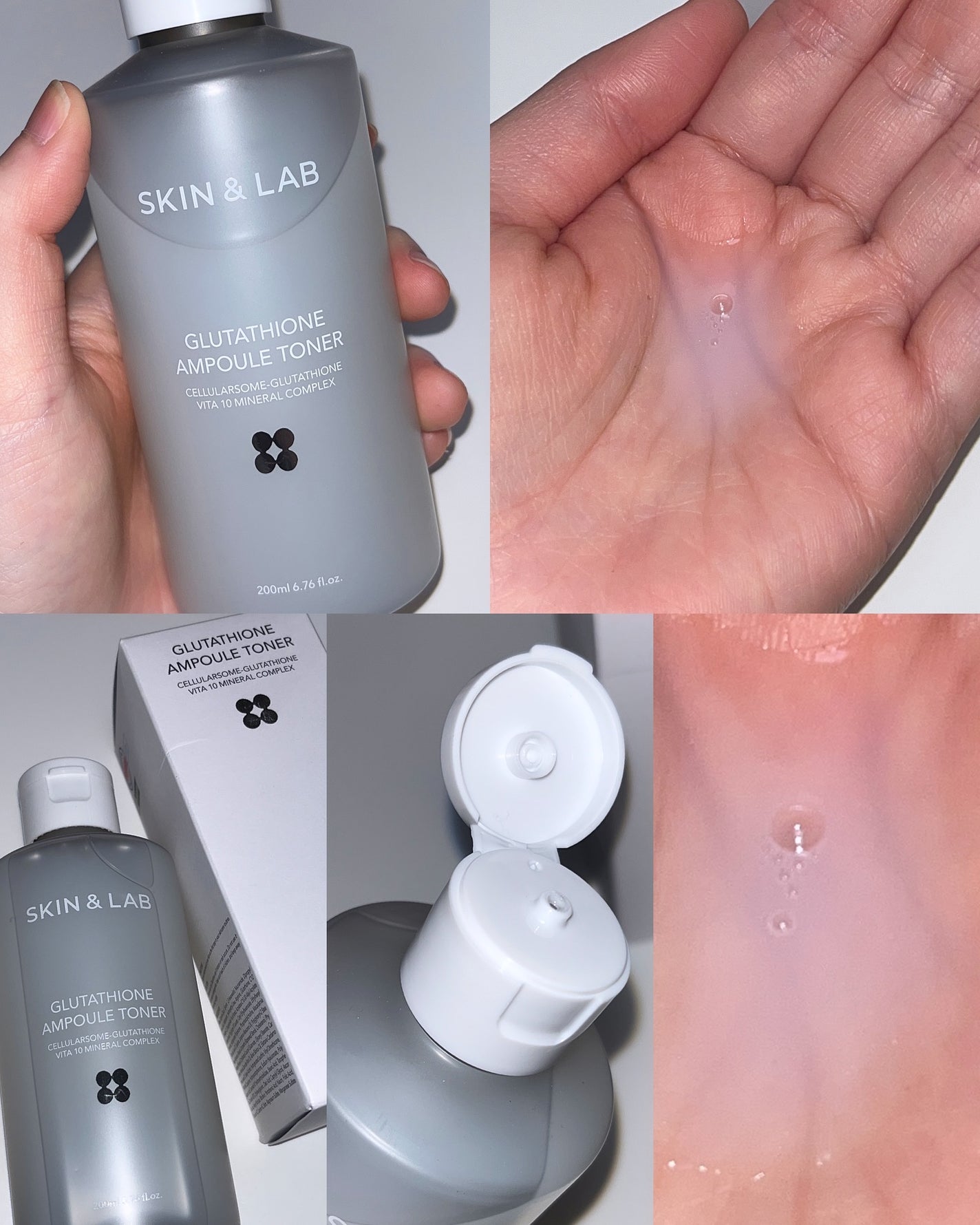 グルタチオンアンプルトナー/SKIN&LAB/化粧水を使ったクチコミ(2枚目)