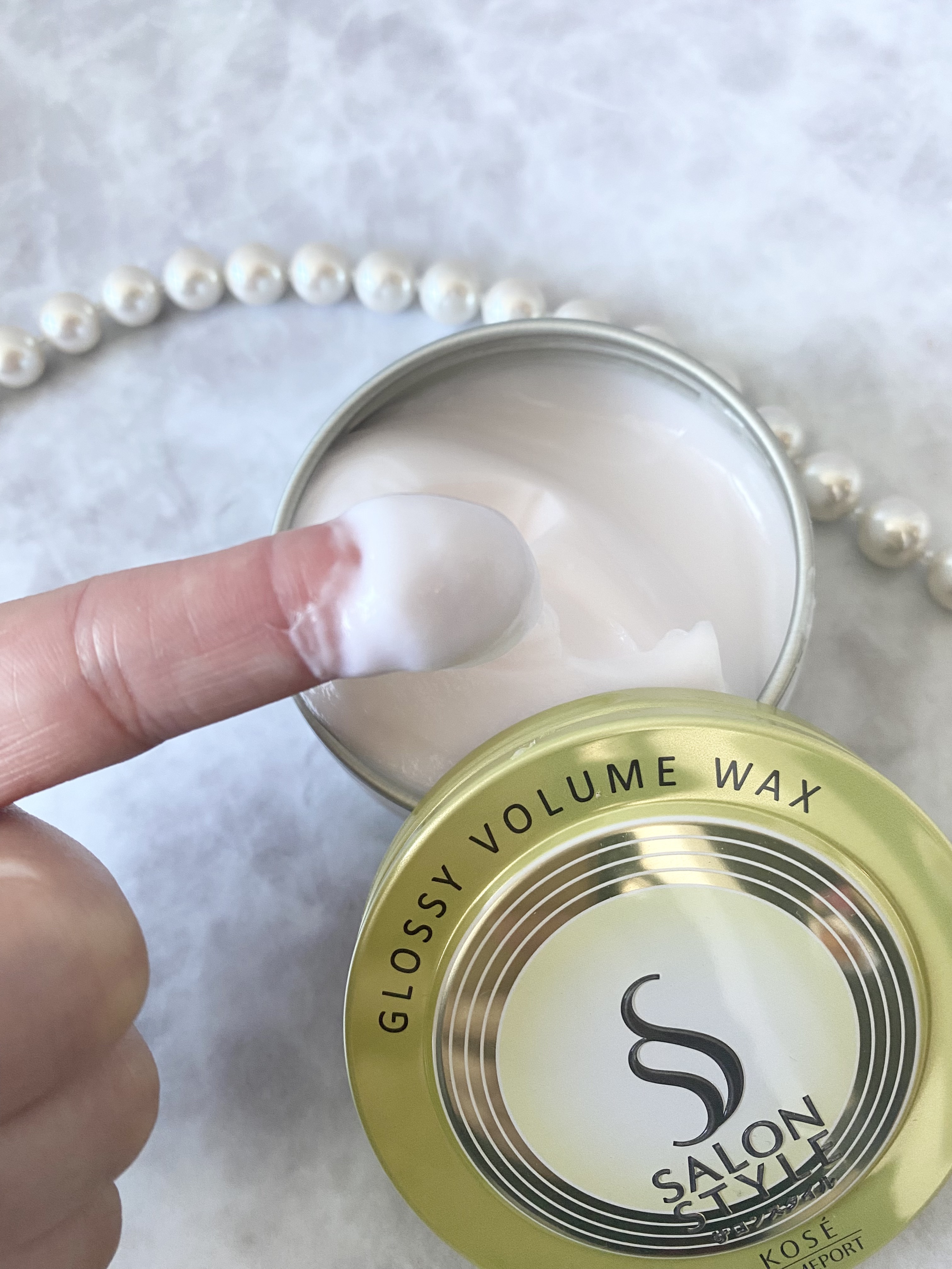 サロンスタイル ヘアワックス （グロッシーボリューム）/サロンスタイル/ヘアワックス・クリームを使ったクチコミ（3枚目）