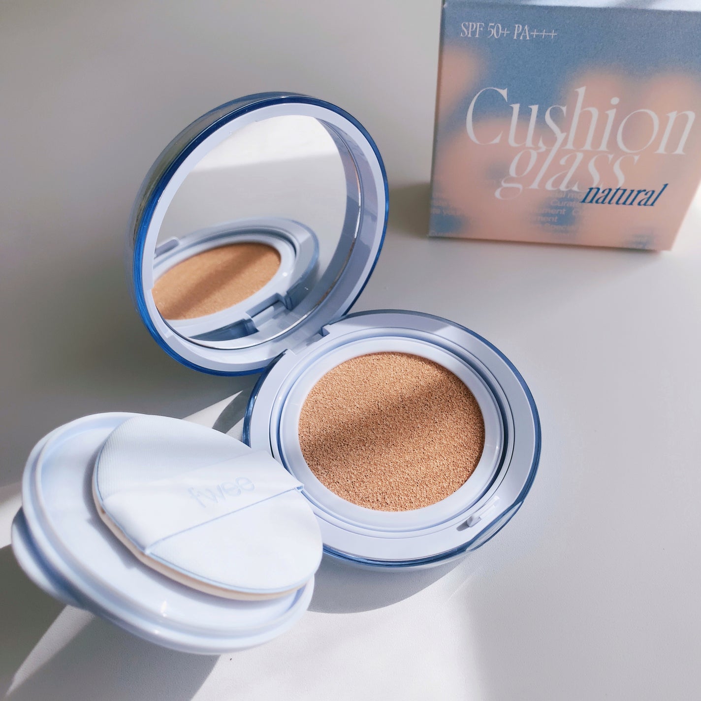 フィー クッションガラス ナチュラル/fwee/クッションファンデーションを使ったクチコミ(1枚目)
