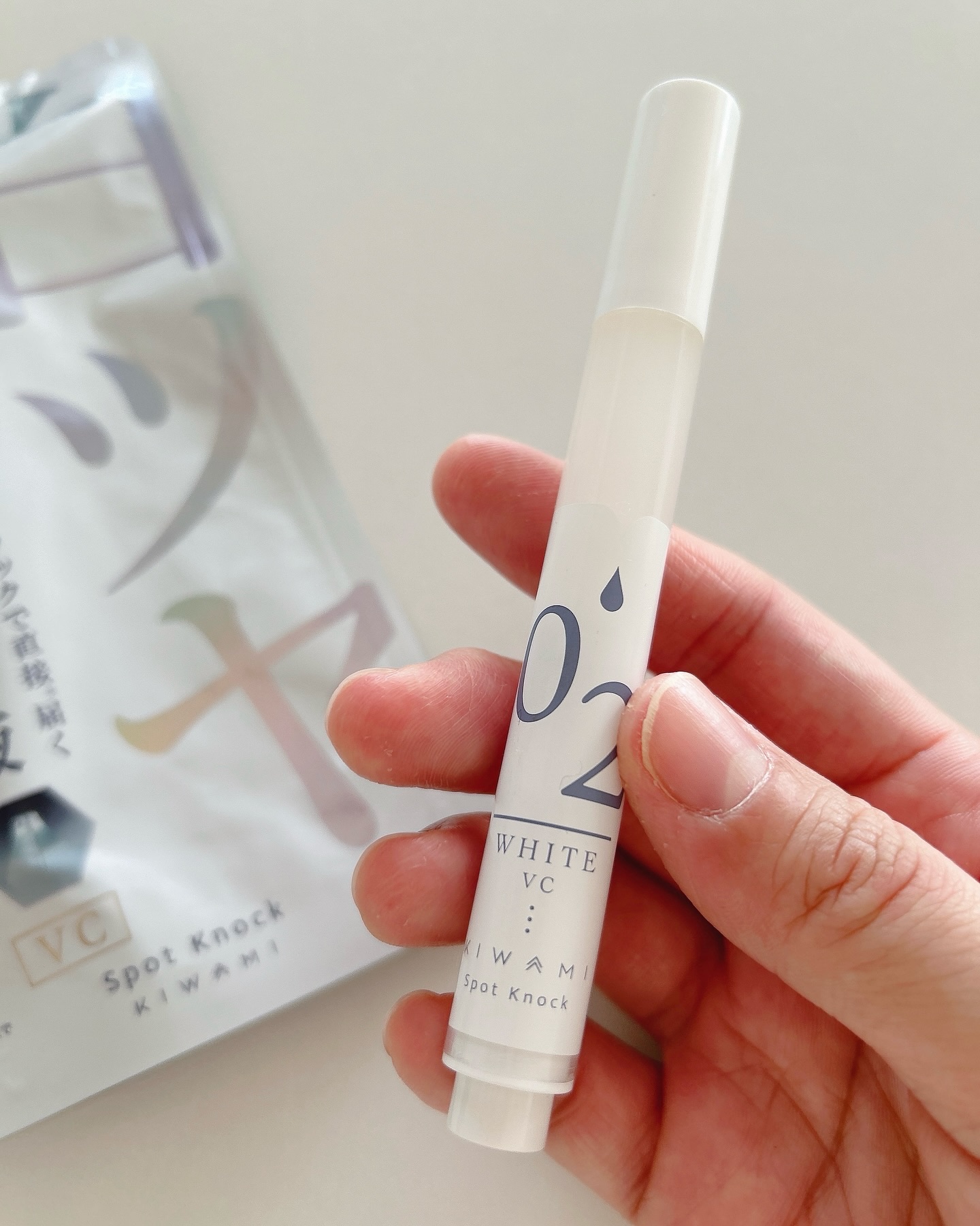 スポットノック WHITE/KIWAMI/美容液を使ったクチコミ（2枚目）