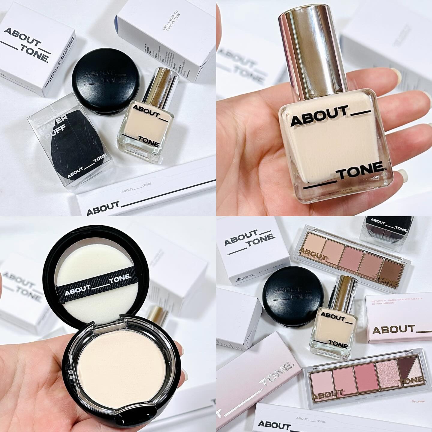 ブラーパウダーパクト/ABOUT TONE/プレストパウダーを使ったクチコミ（3枚目）