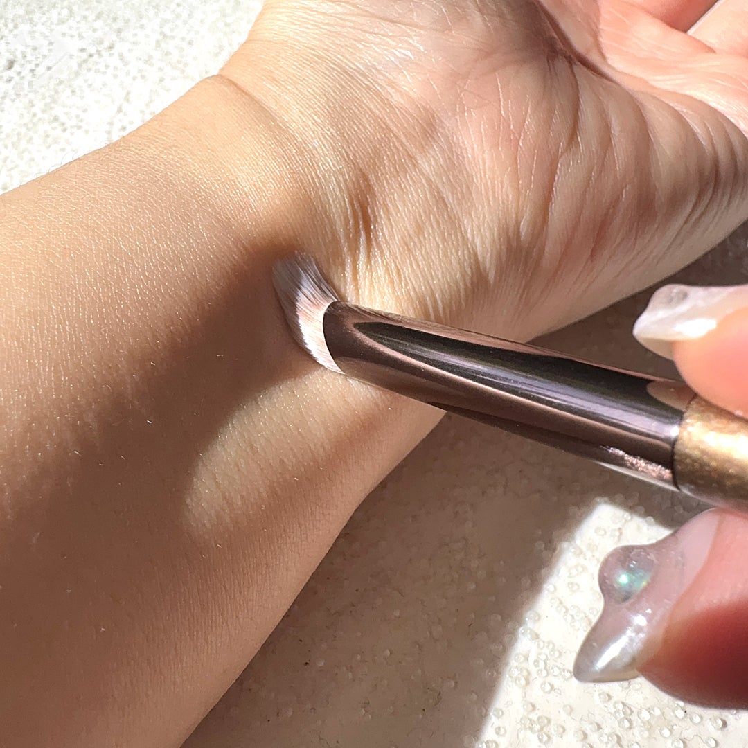 Wポイントメイクブラシ/SHOBIDO/メイクブラシを使ったクチコミ(5枚目)