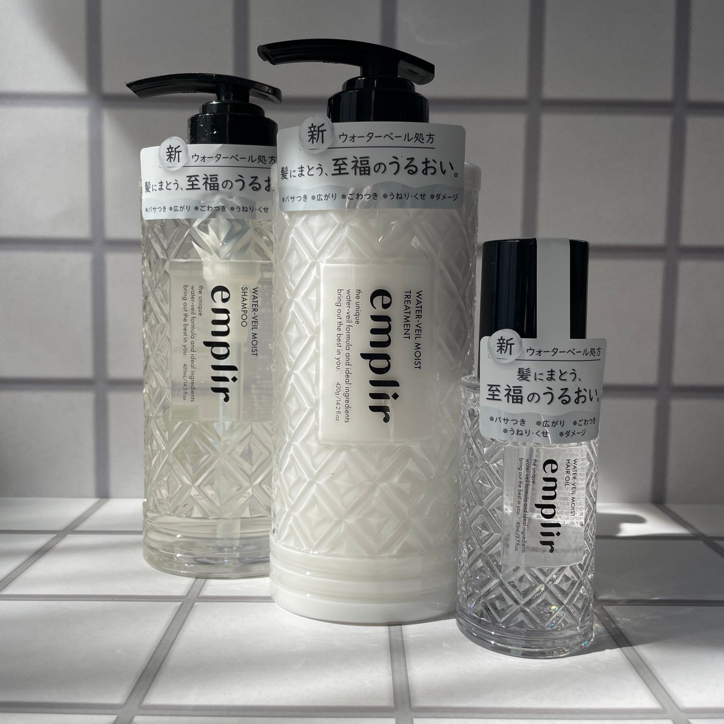 ウォーターベール モイストシャンプー/トリートメント/emplir/市販シャンプーを使ったクチコミ(5枚目)
