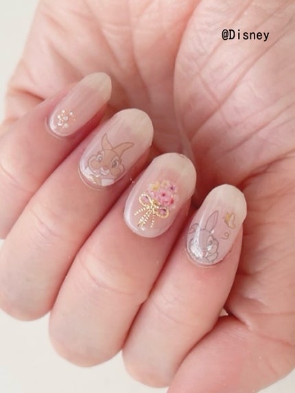 セミキュアジェルネイル(ハンド)/ohora/ネイルシールを使ったクチコミ(2枚目)