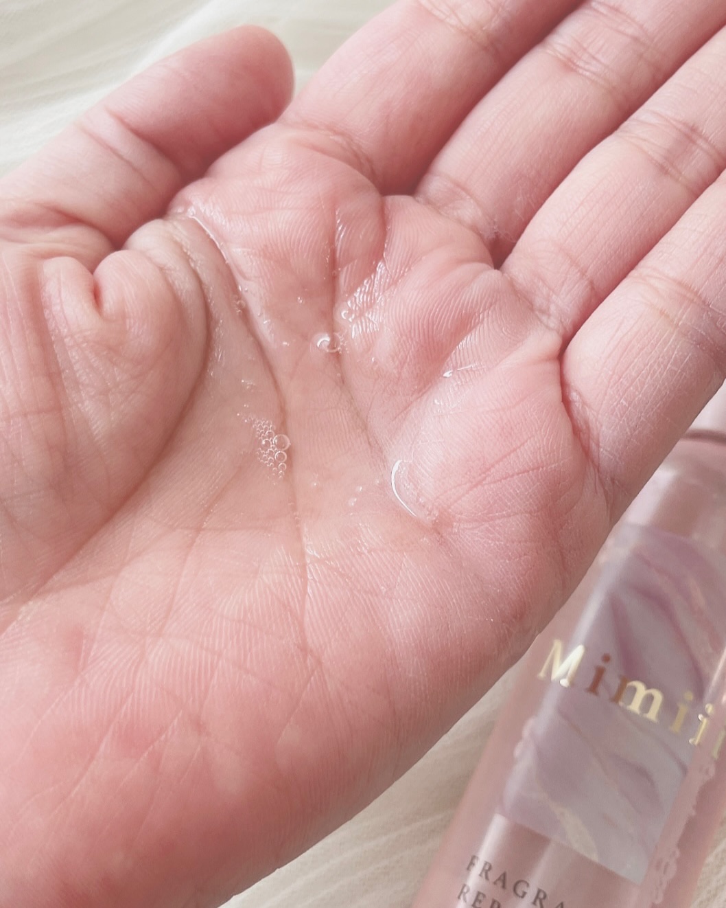 Mimiii フレグランスリペアオイル スウィートフローラル/Cue's/ヘアオイルを使ったクチコミ（3枚目）