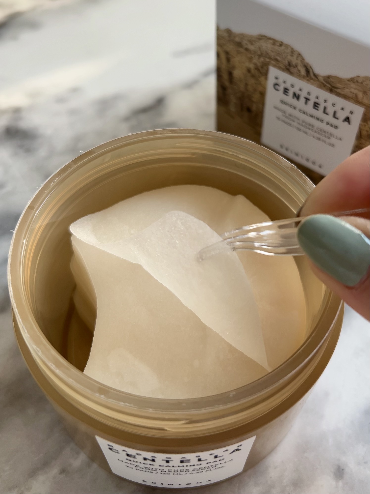 センテラ クイックカーミングパッド/SKIN1004/トナーパッドを使ったクチコミ（3枚目）