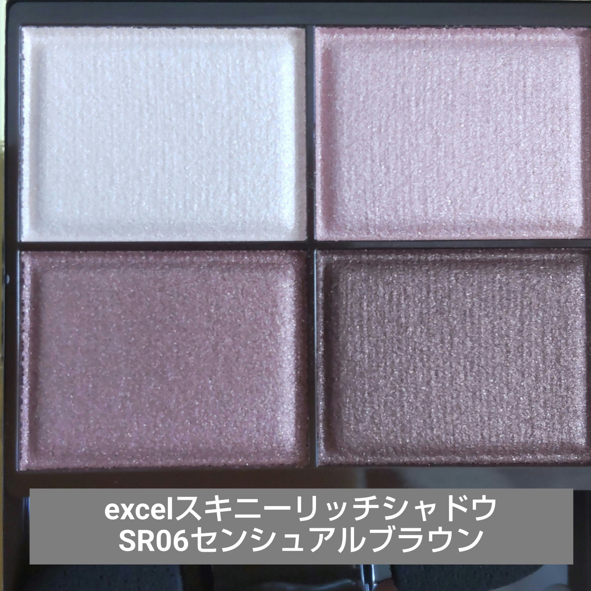 スキニーリッチシャドウ/excel/アイシャドウパレットを使ったクチコミ（2枚目）
